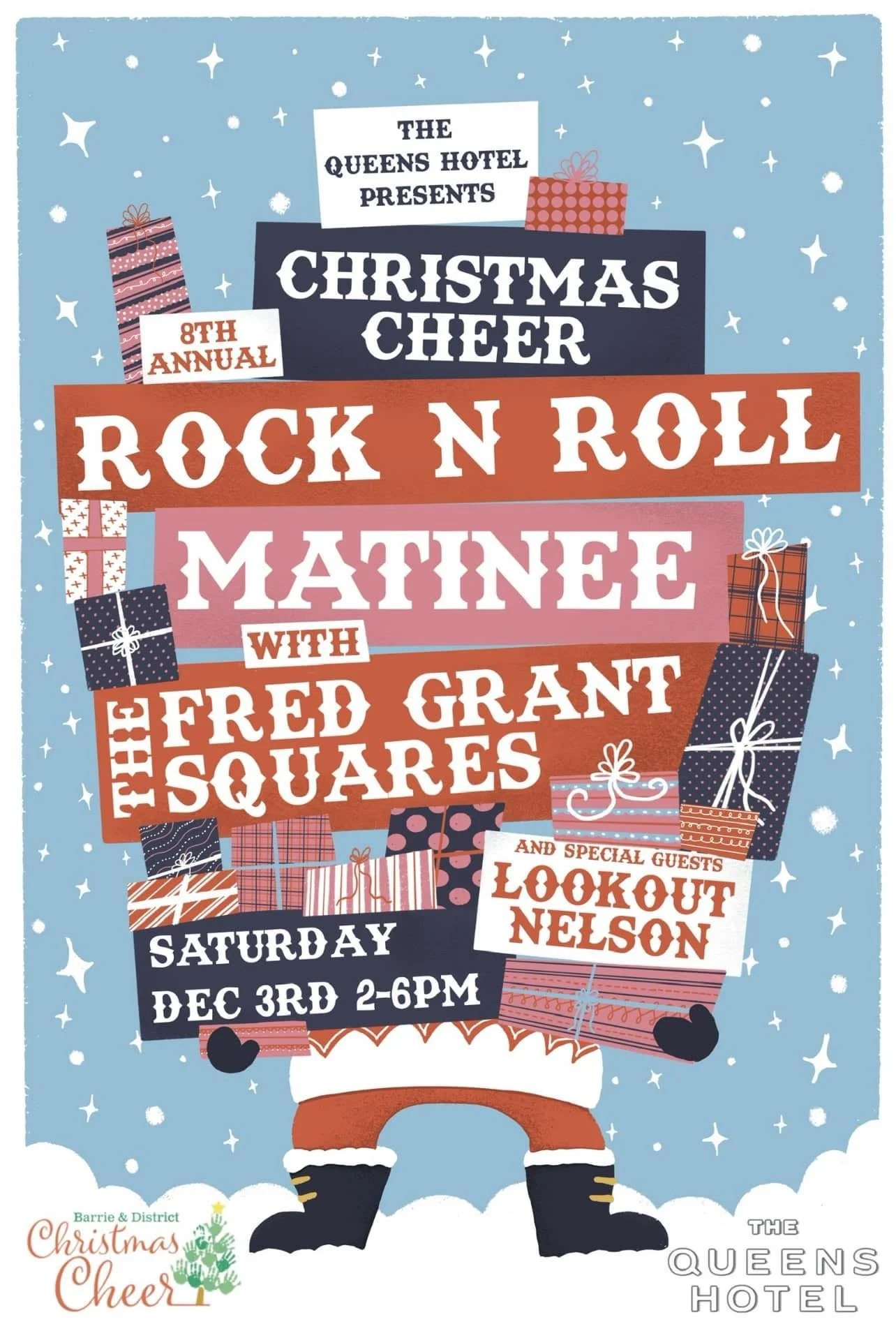 Christmas Cheer Rock 'N Roll Matinee with Fred Grant Squares