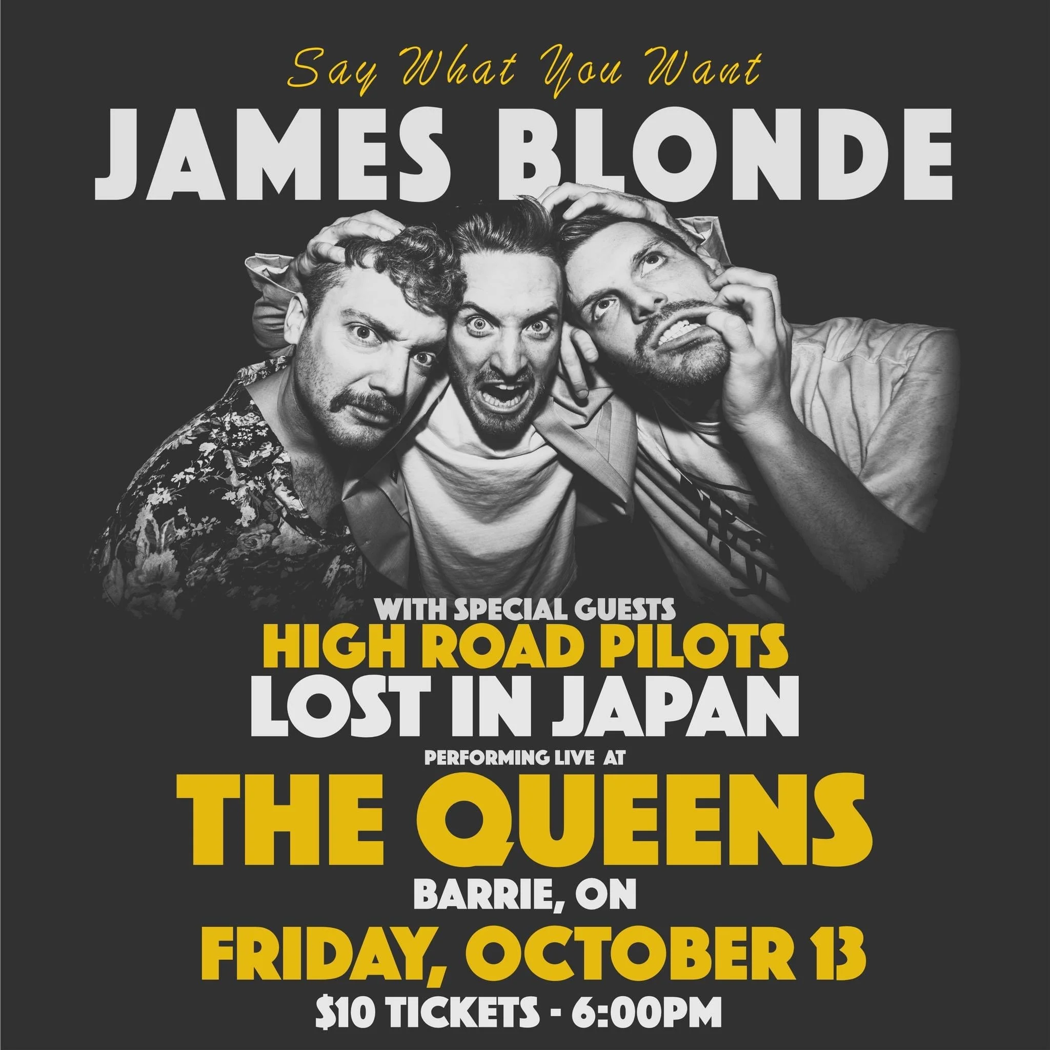 James Blonde with High Road Pilots &amp; Lost in Japan