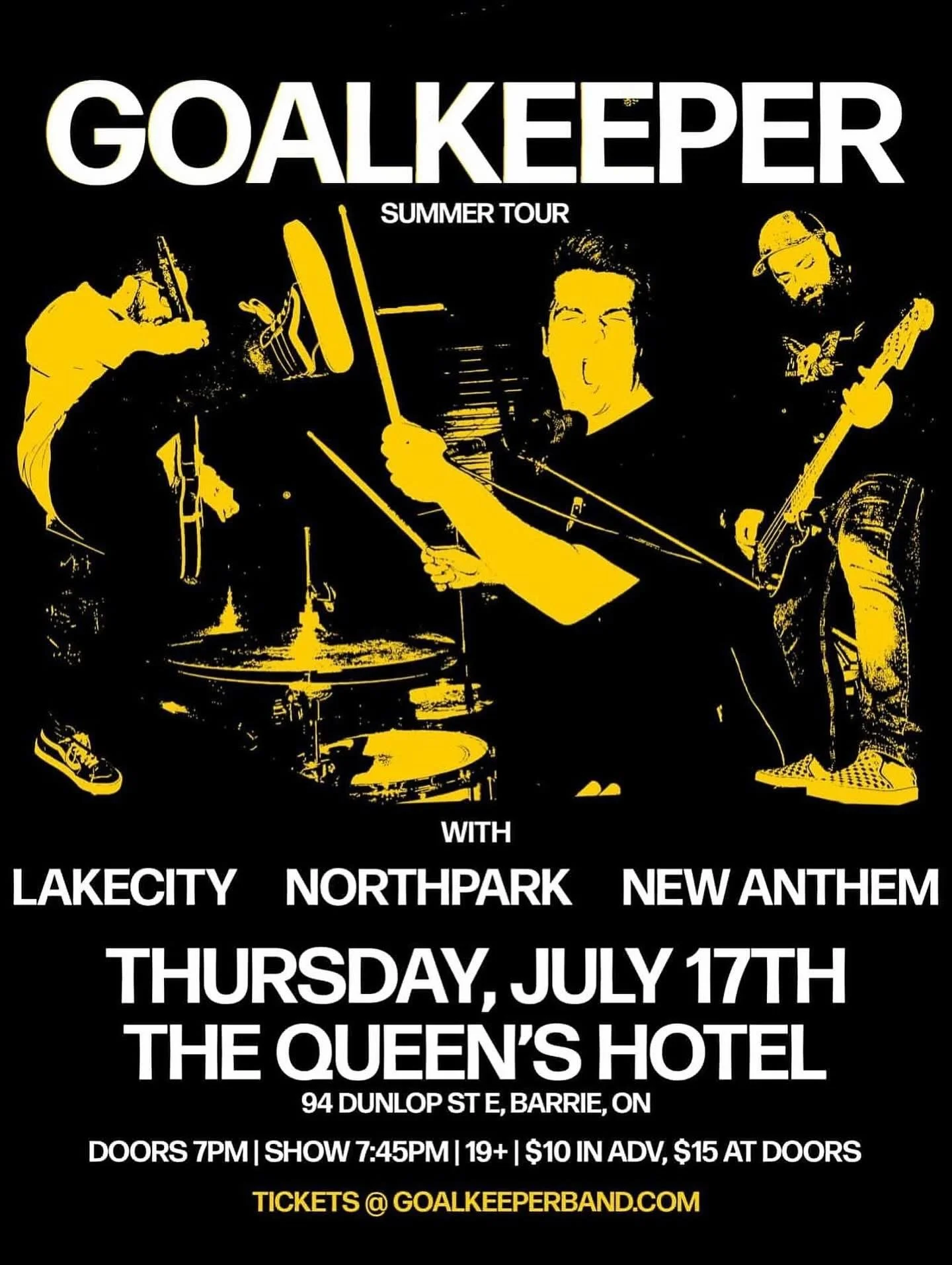 Goalkeeper with Lakecity, Northpark, and New Anthem