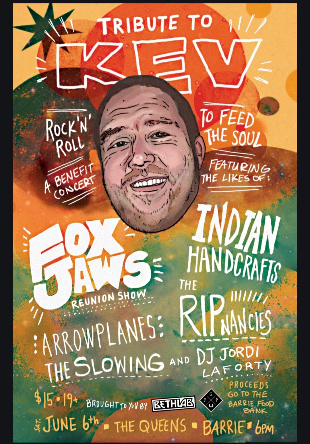 KEVY TRIBUTE food bank event
