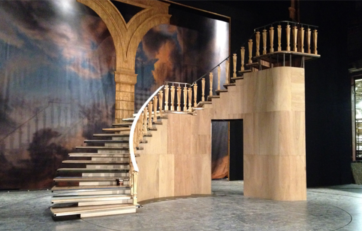 Interactive stage built by John Mack for the Pioneer Theatre.