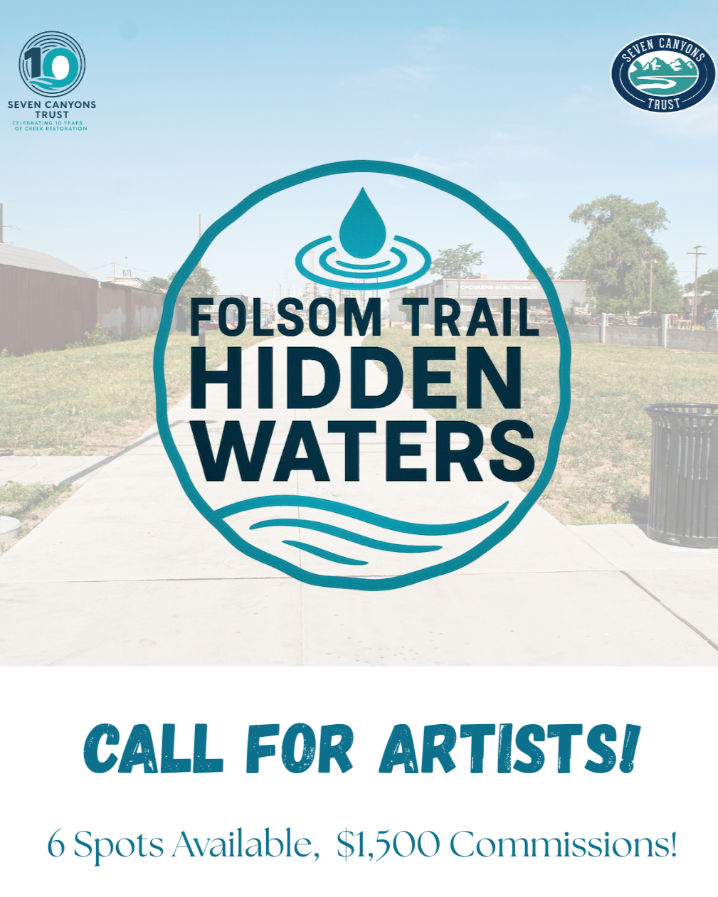 Call for Artists: Folsom Trail Hidden Waters 