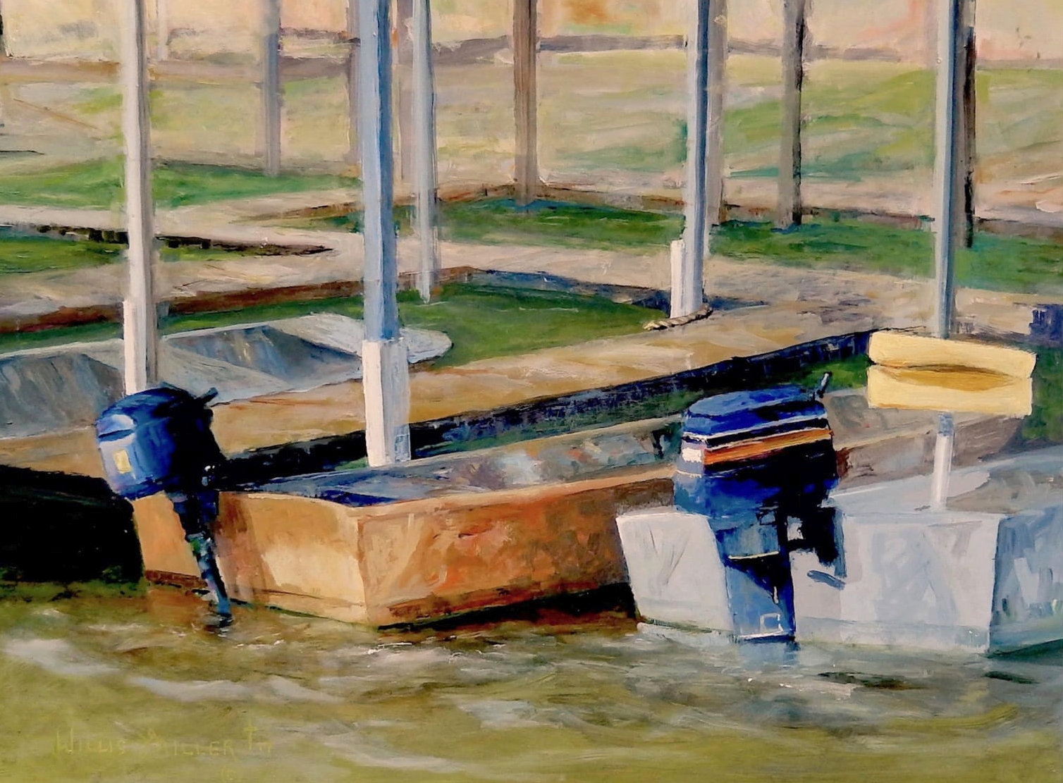 Willis Miller Ready to Go Oil on Canvas