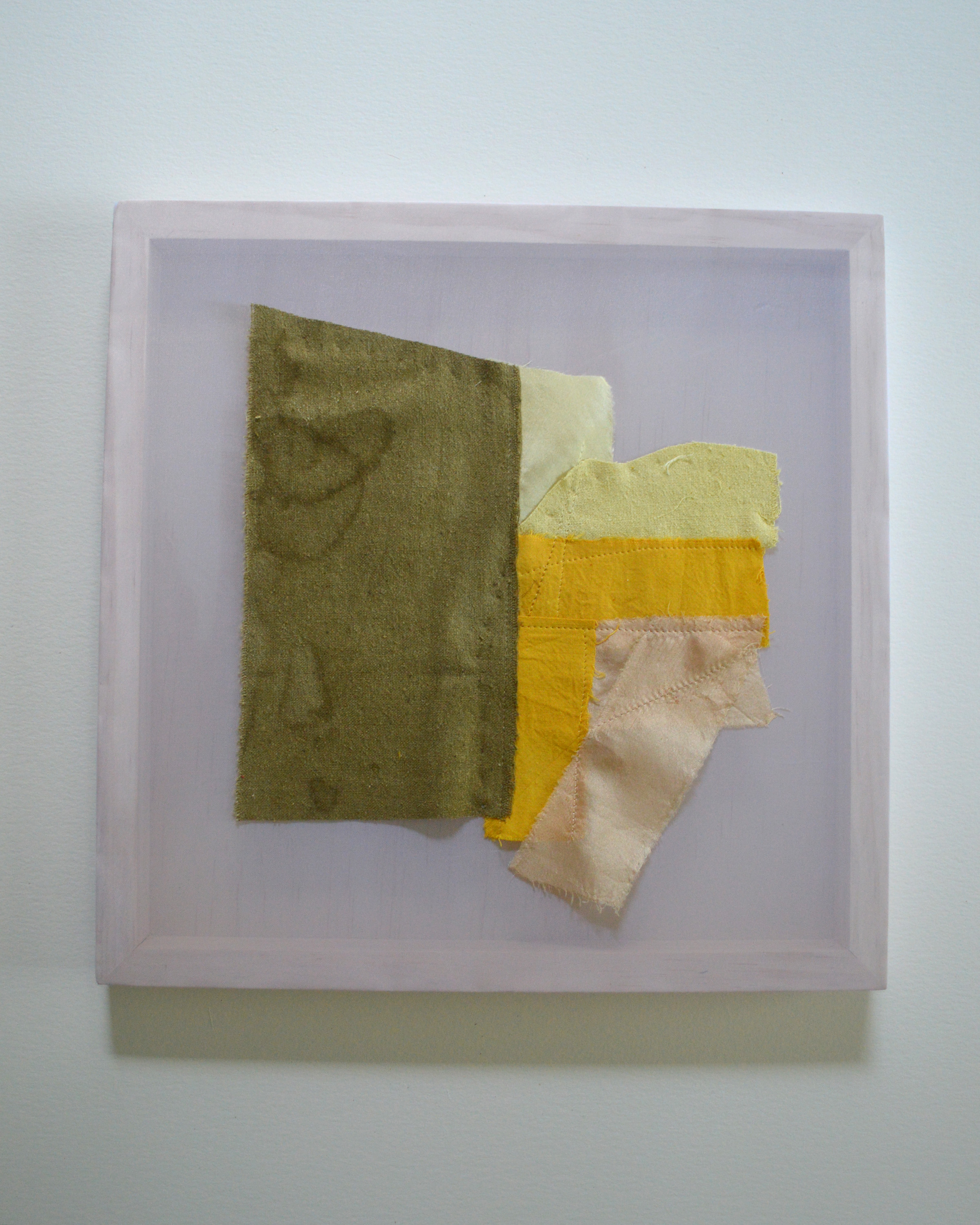Sofia Gonzales Hillcrest Hall, Hillcrest, AR Raw Silk Dyed with Red and Yellow Onion Skin, Avocado and Mint