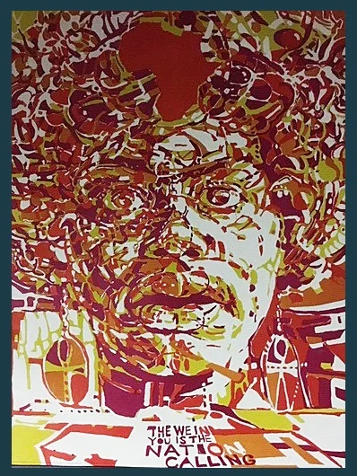 The We In You Is The Nation Calling , Nelson Stevens, Poster, ASC82.001.078