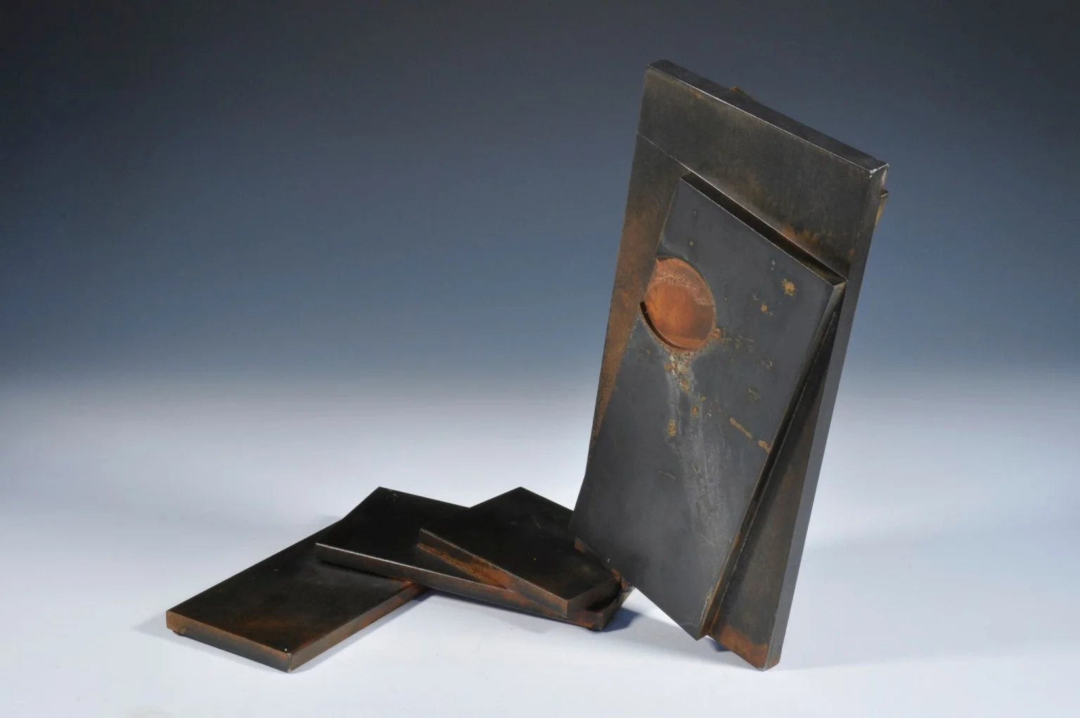1109 Layers of Steel , Robyn Horn, steel, 2007, is one of the pieces in Heavy Metal: Arkansas Women to Watch 2019.