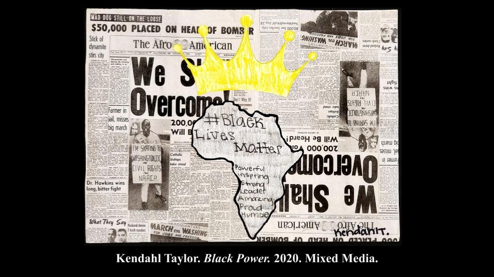 Kendahl Taylor. Black Power. 2020