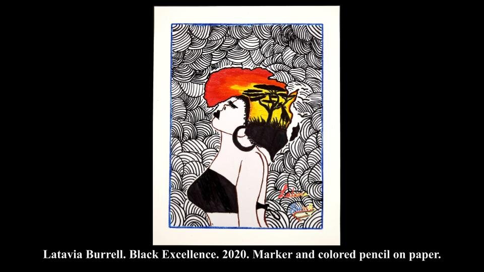 Latavia Burrell. Black Excellence. 2020