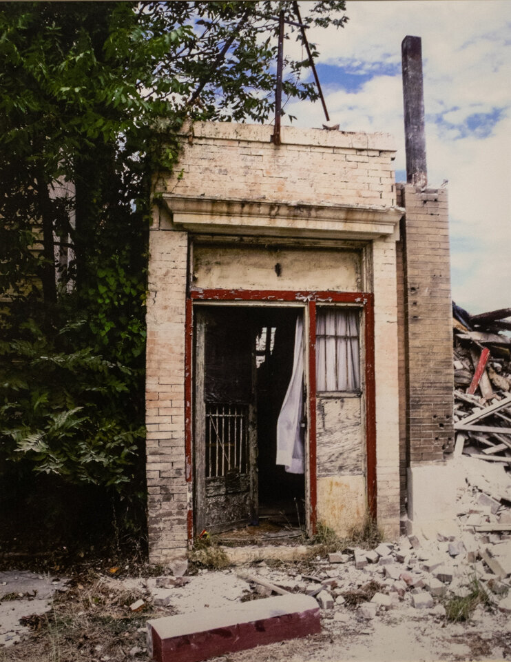 Melissa Abernathy’s photograph “Only the Doorway Left” received an Honorable Mention in the 2020 Pine Bluff Art League Exhibition.