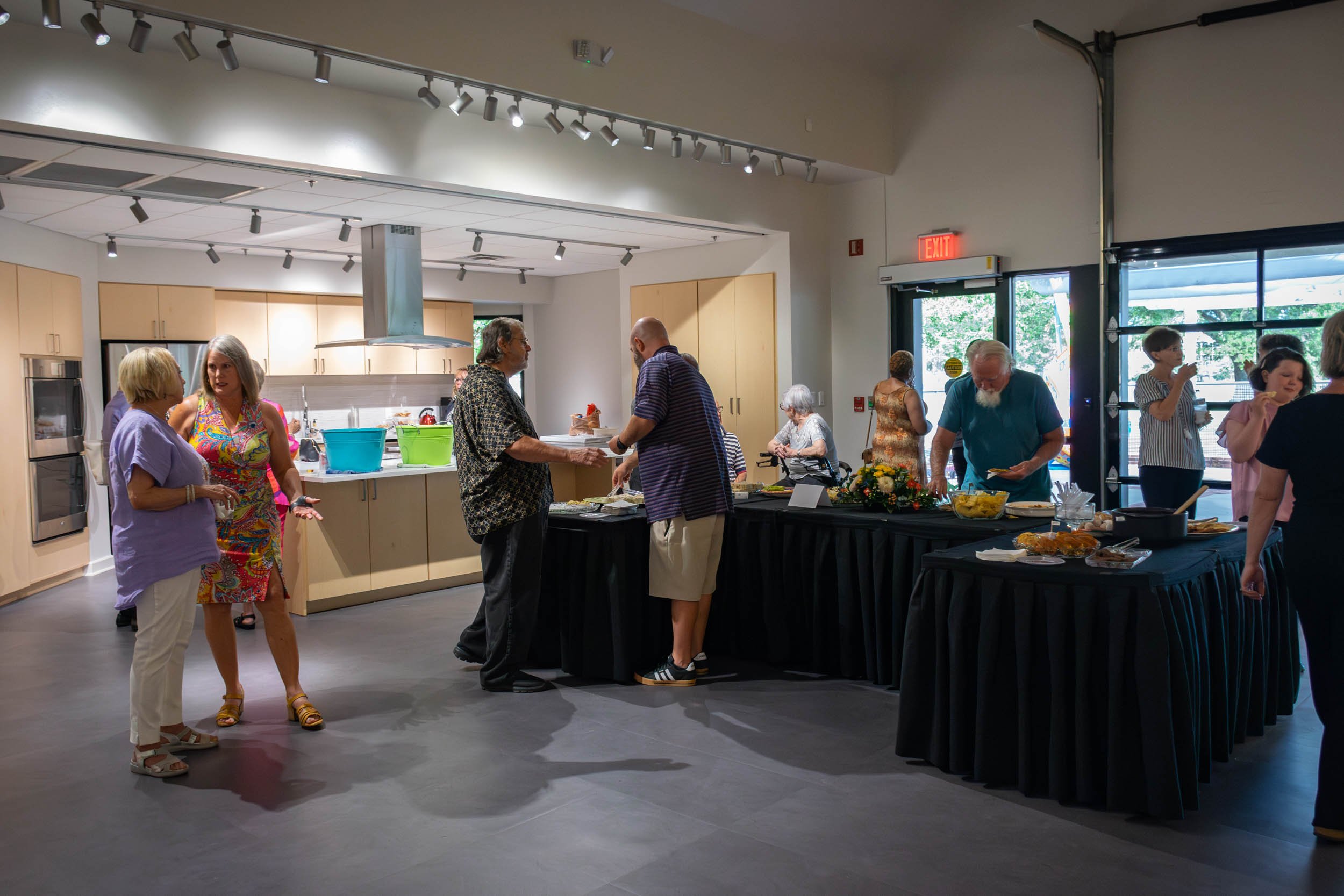 Kitchen inside the Creative Construction Zone