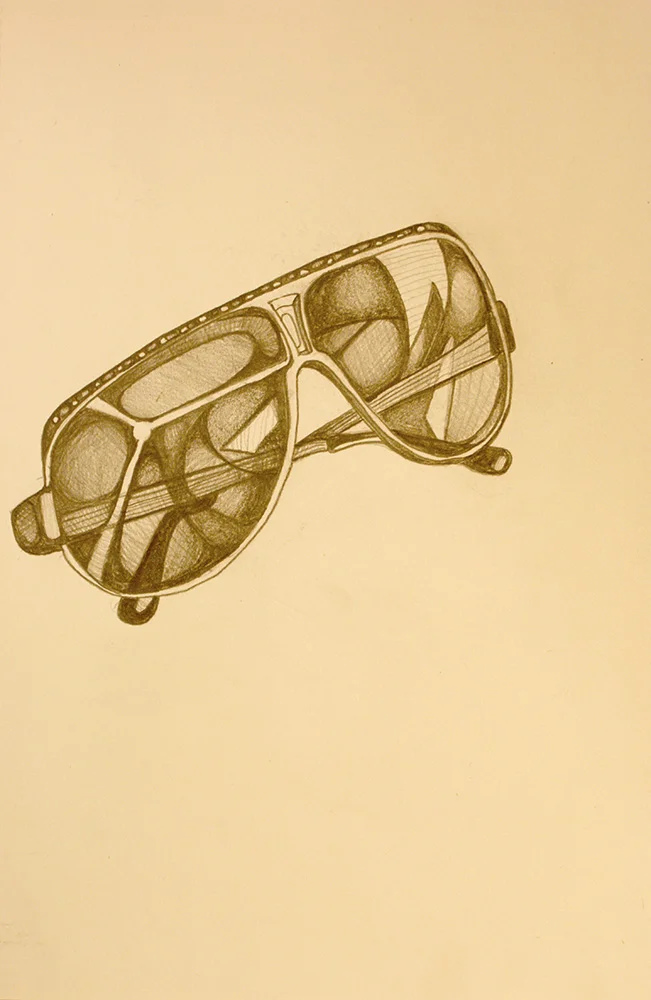 I nicked these Dior's from my sister (2013) graphite on A4 cartridge paper