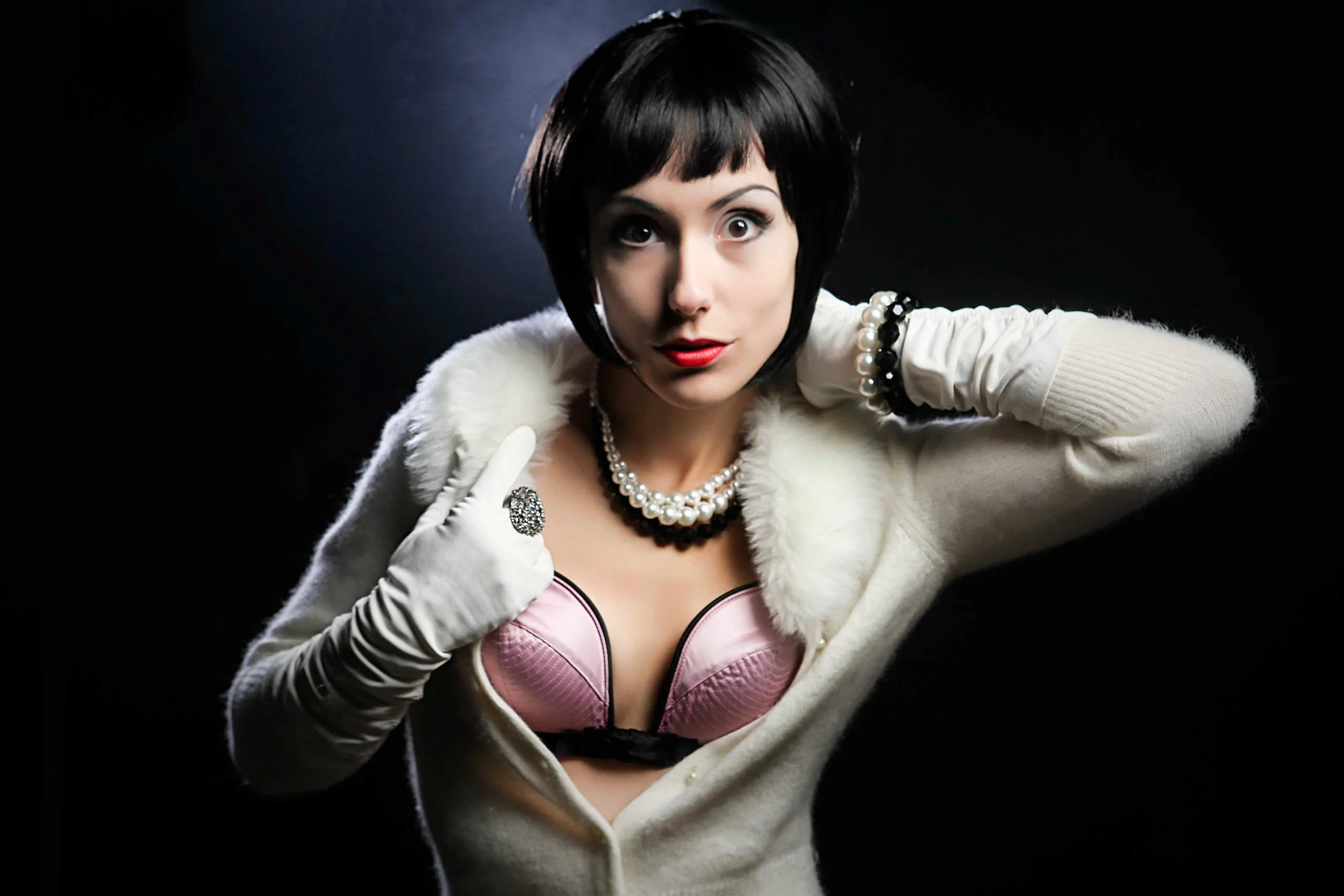 Bella Ciao, formerly of Kiss Kiss, currently with Belmont Burlesque Revue