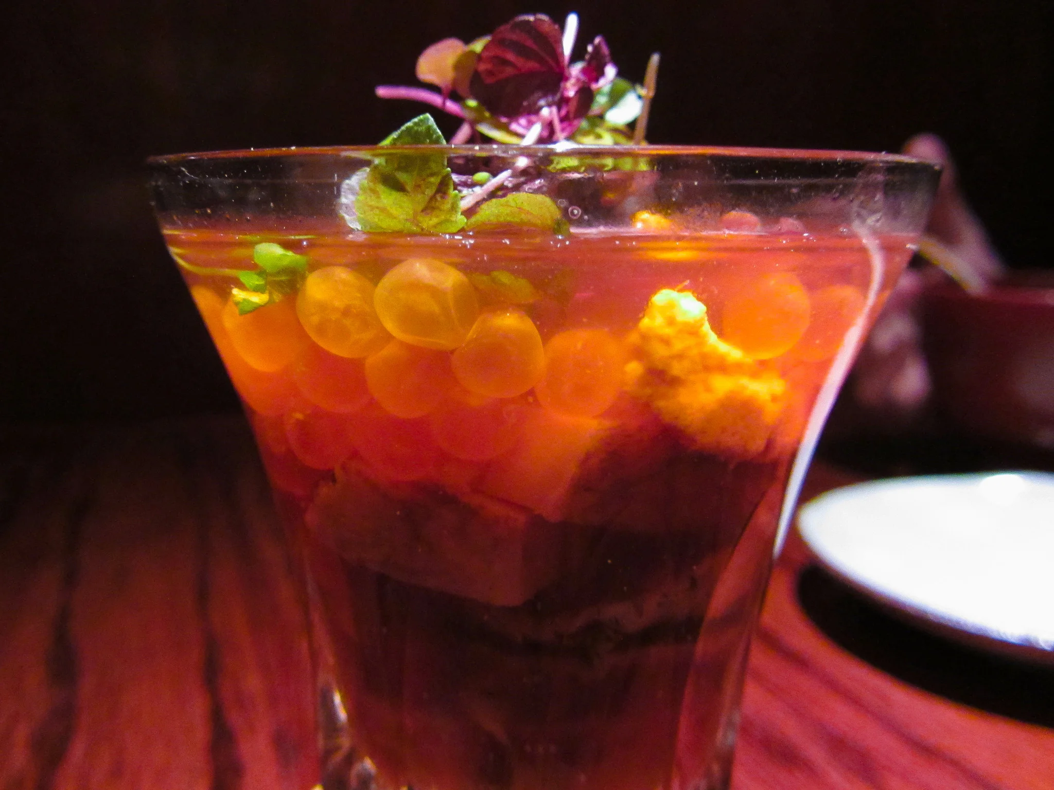 Donguri, New York - Sea urchin, abalone, ikura cocktail