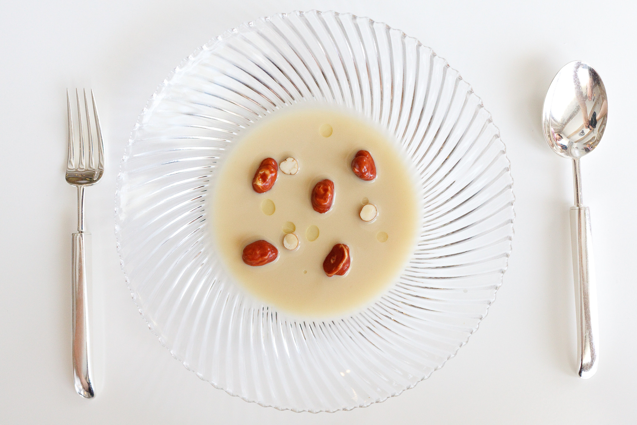 Quique Dacosta, Spain - Local tigernuts and chocolate-covered foie gras with white truffle oil