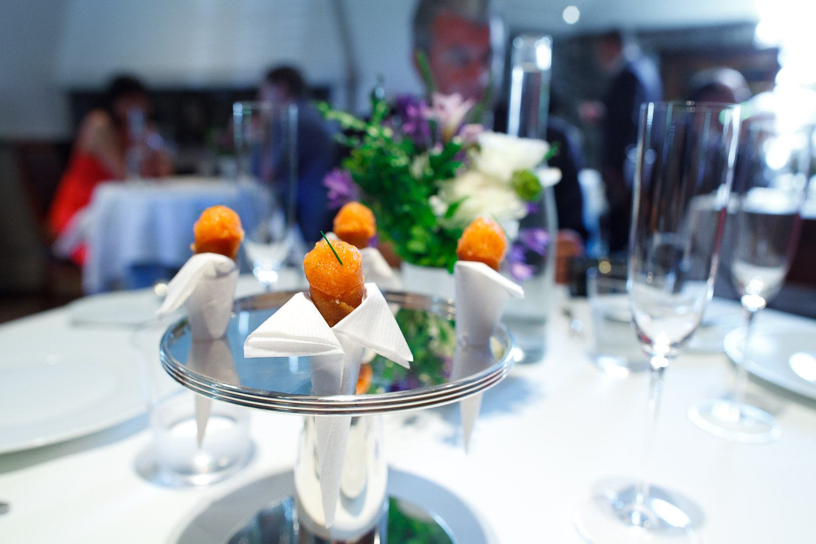 Amuse Bouche - Salmon Cornets