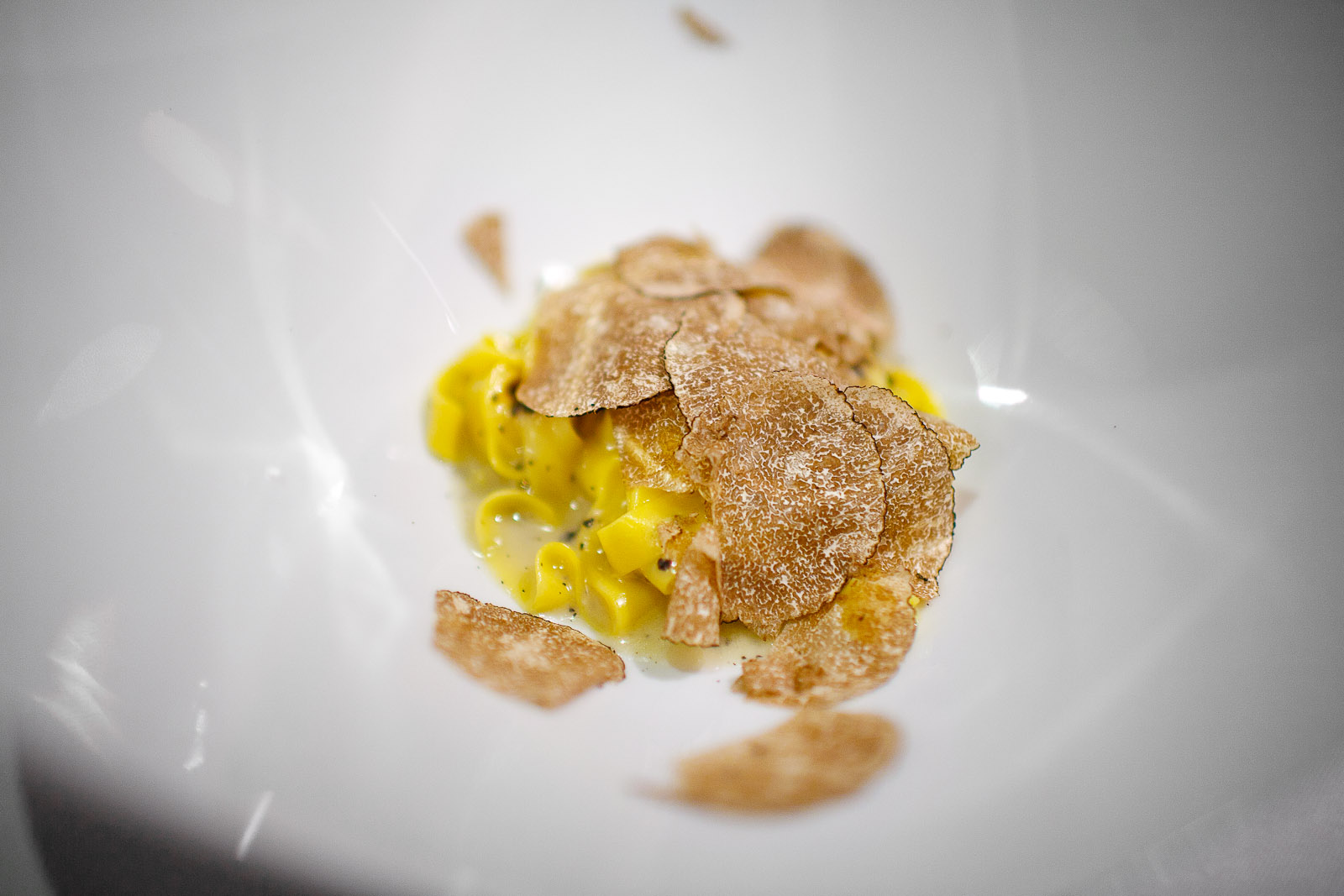 6th Course- Hand-cut tagliatelle with white truffle