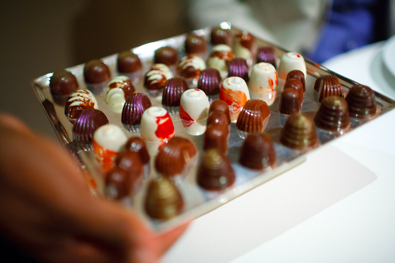 Assorted chocolate truffles
