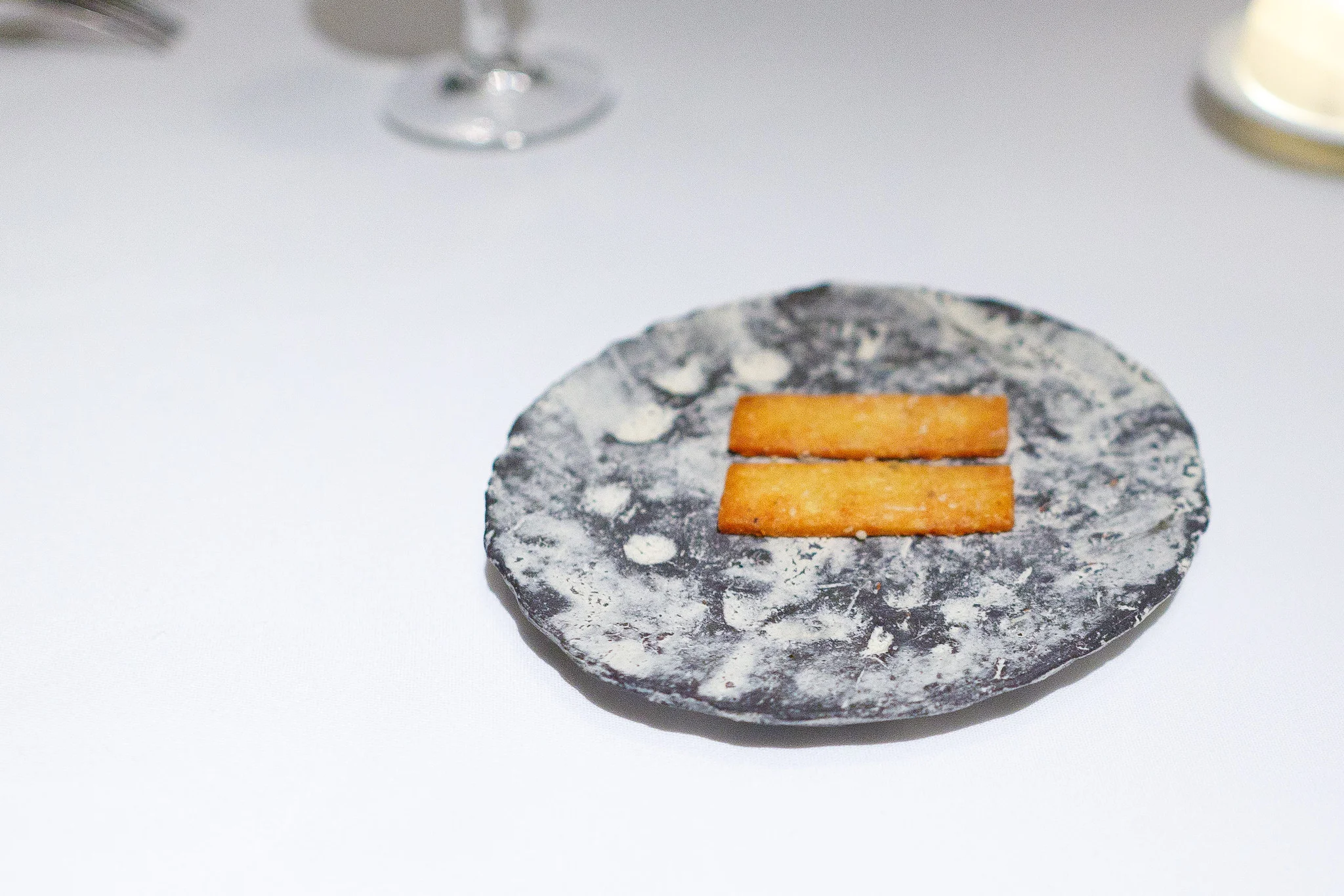 1st Course - Roquefort cheese sablé