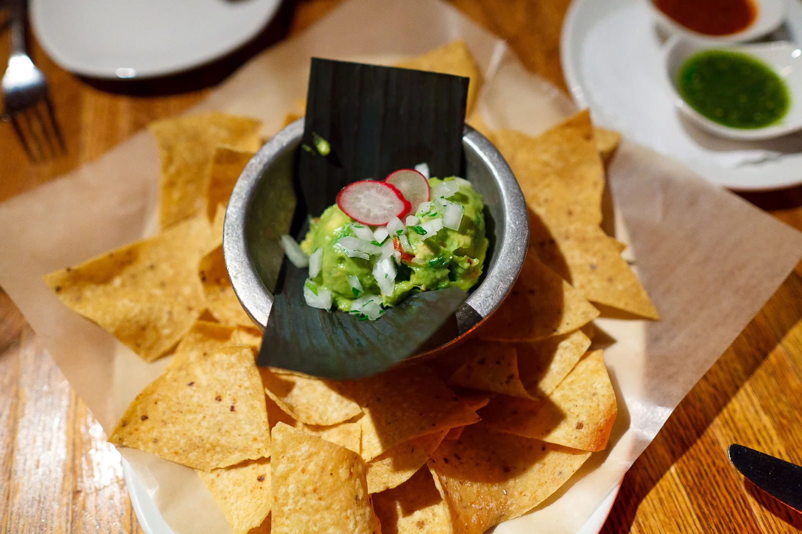 Guacamole, fresh & chunky, with just-made tortilla chips