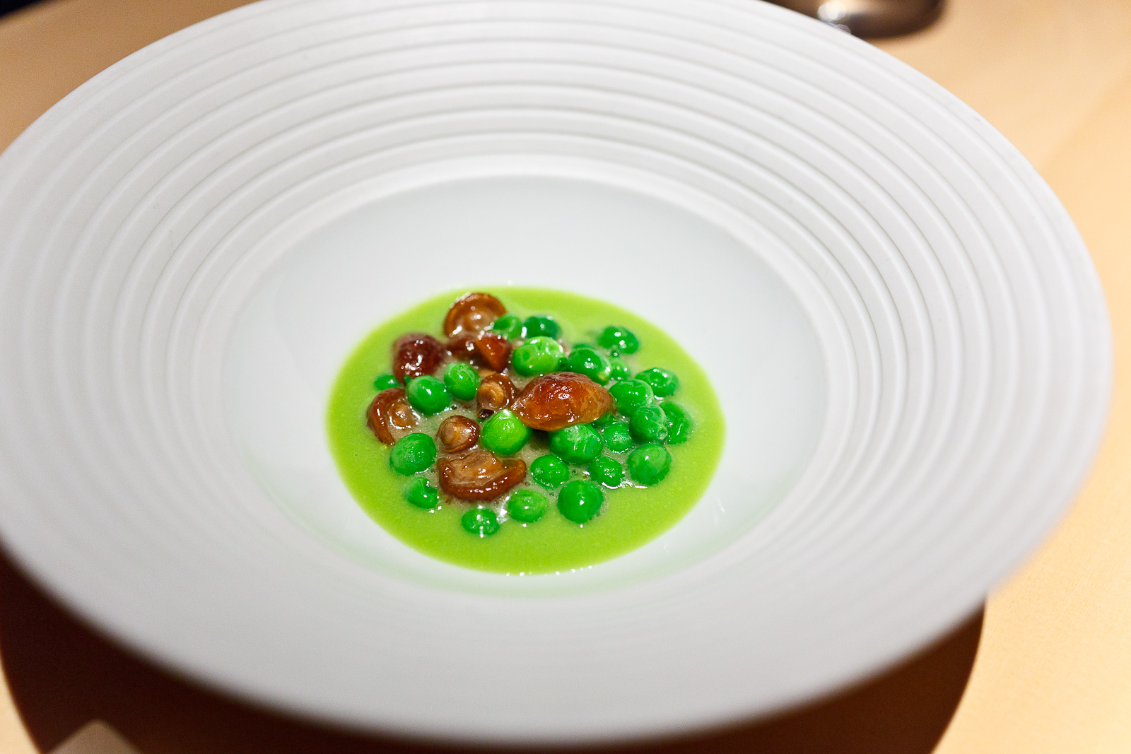 L2O, Chicago - English pea, nameko