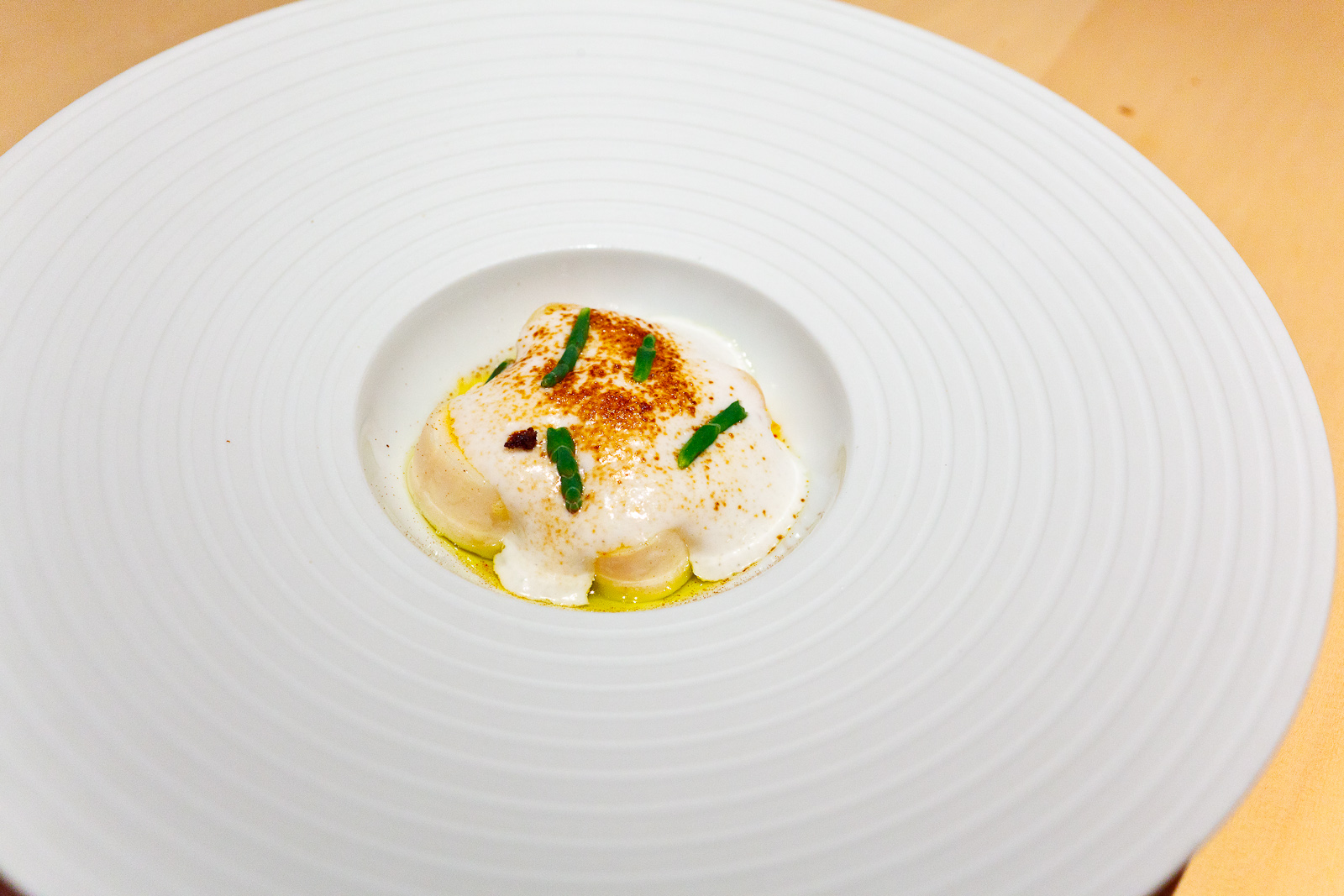 L2O, Chicago - octopus, coconut, olive oil, sea bream
