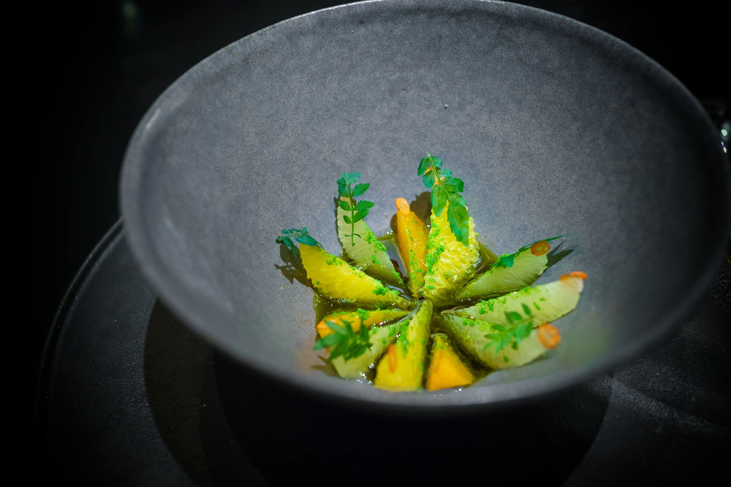 3rd Course: Citrus and long pepper