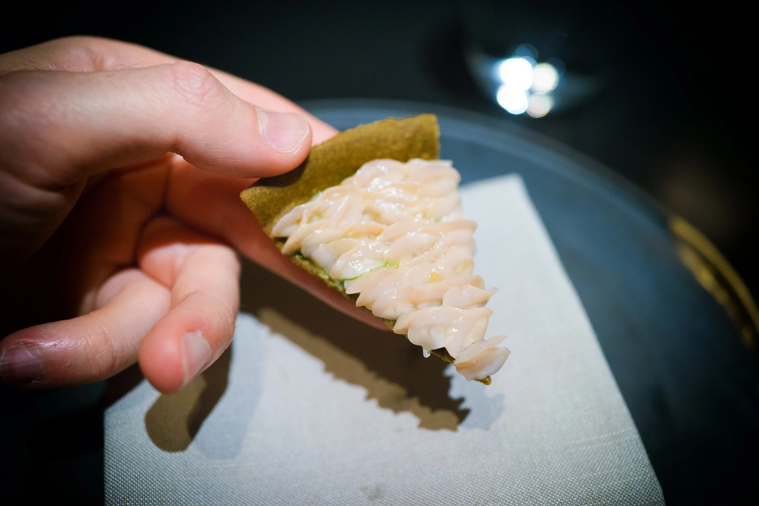 6th Course: Shijimi and wild kiwi