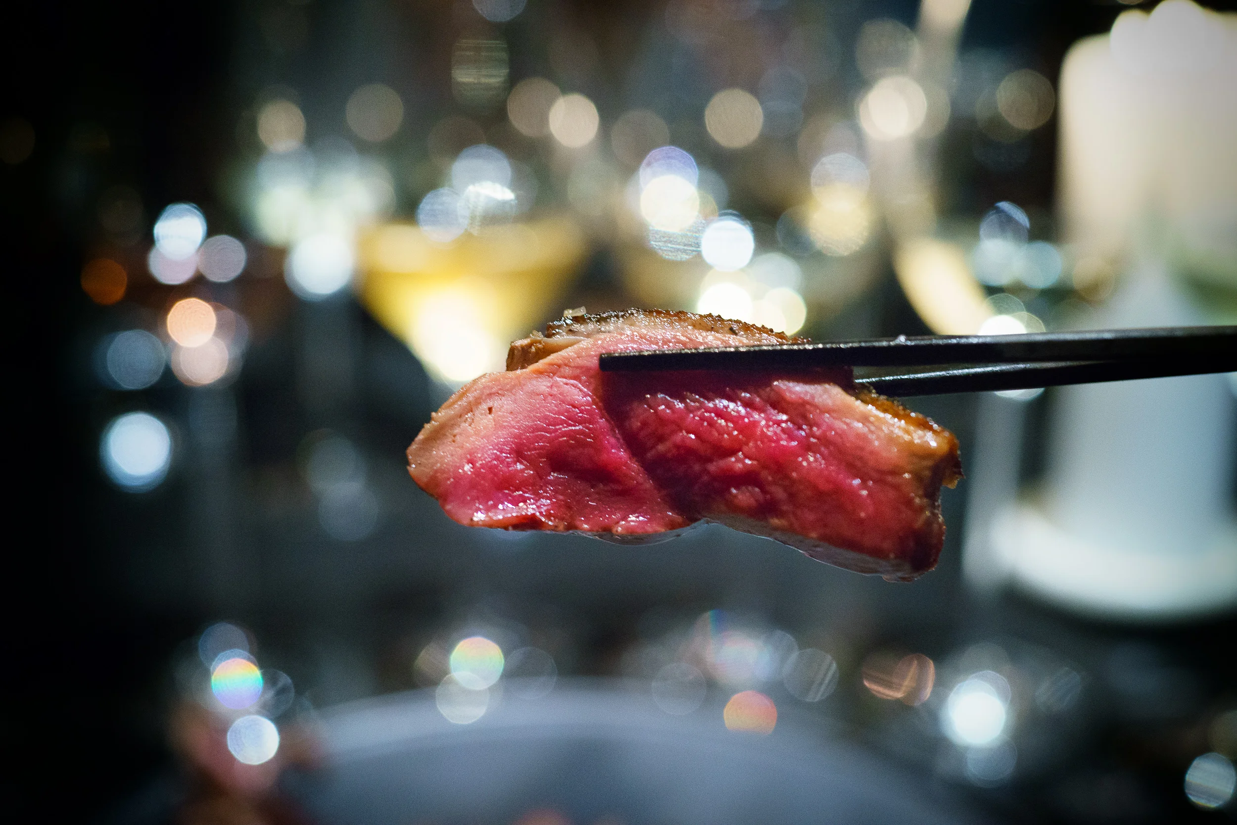13th Course: Wild duck and matsubusa berries, up close