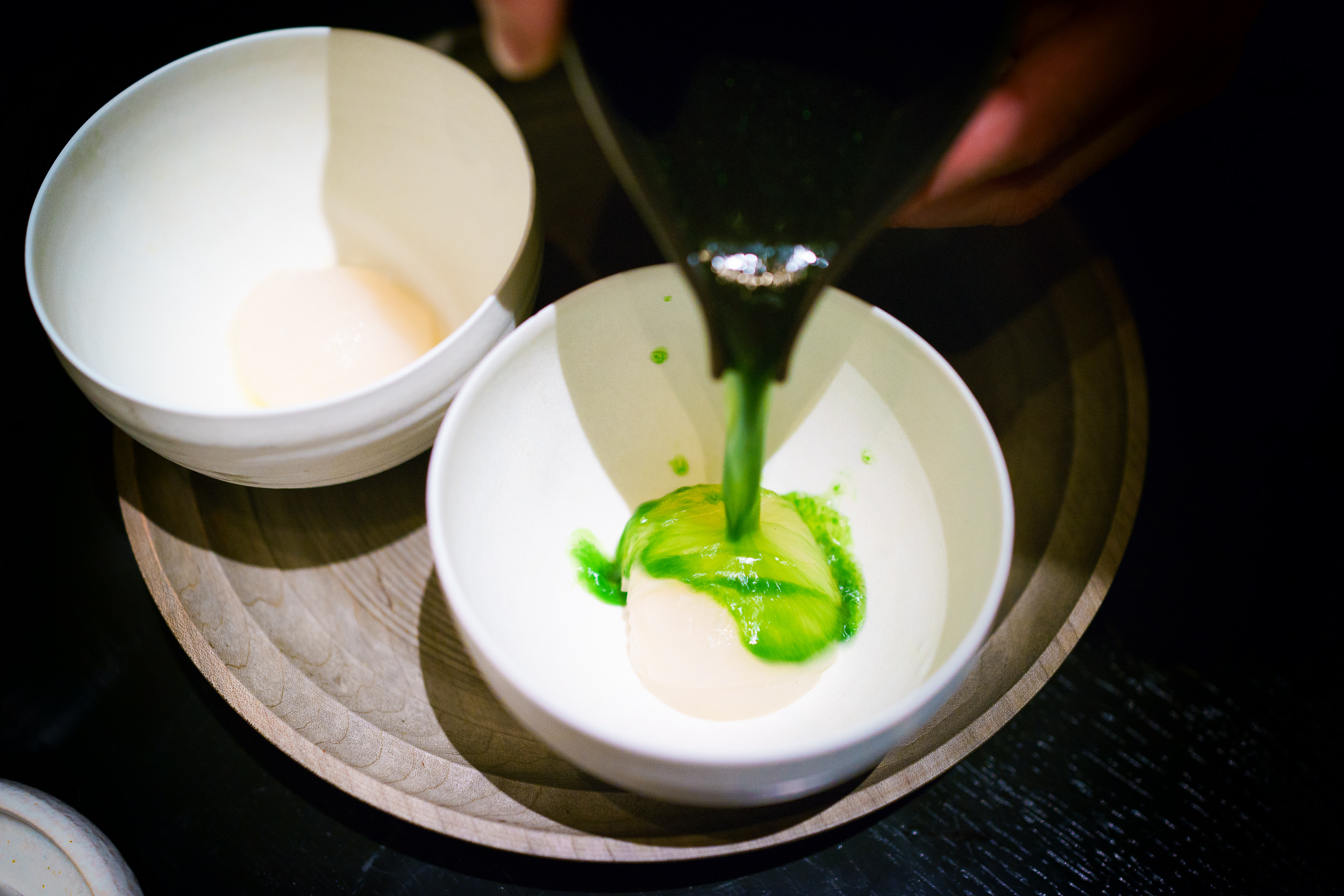 14th Course: Yeast and turnip cooked in shiitake