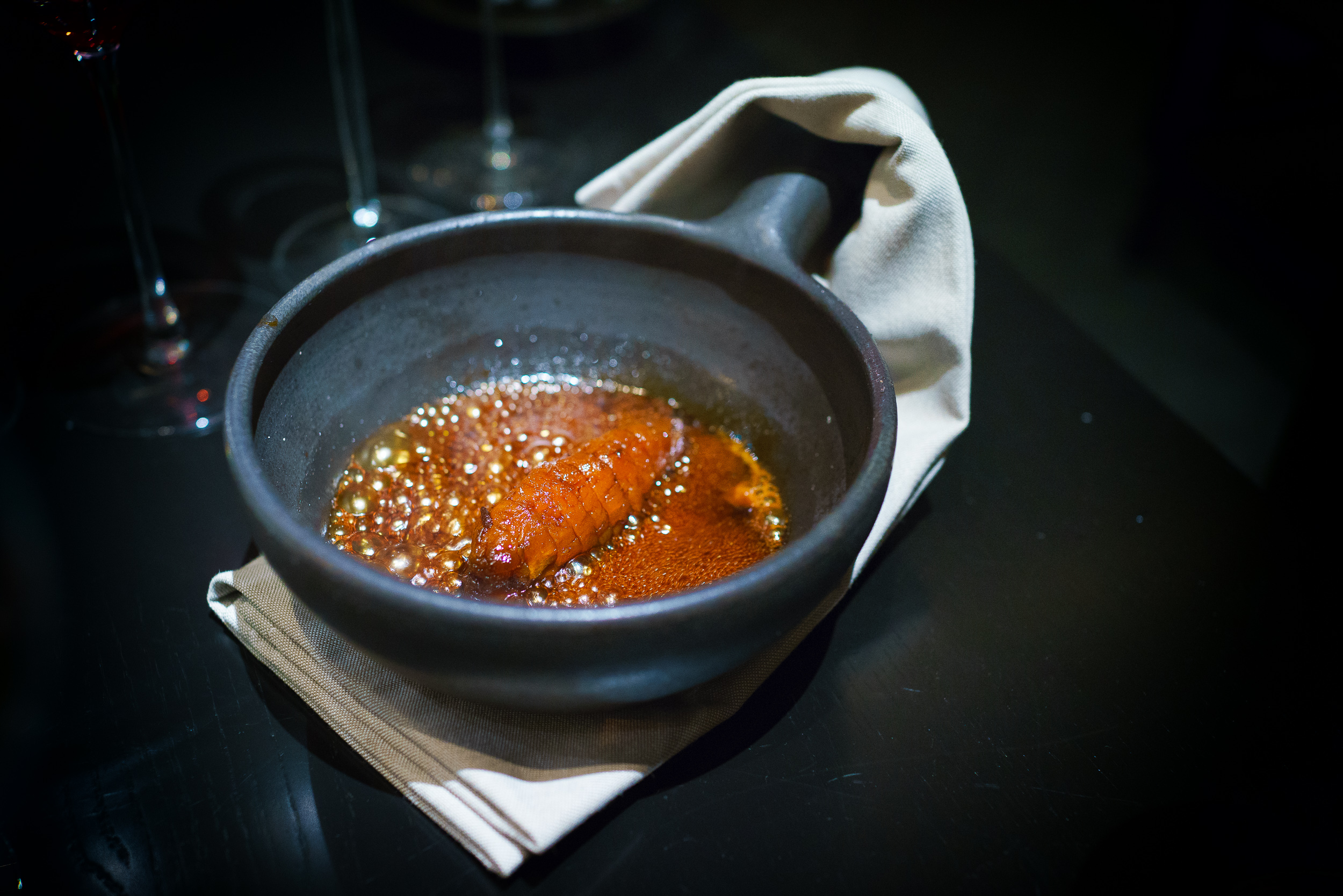 16th Course: Sweet potato simmered in raw sugar all day