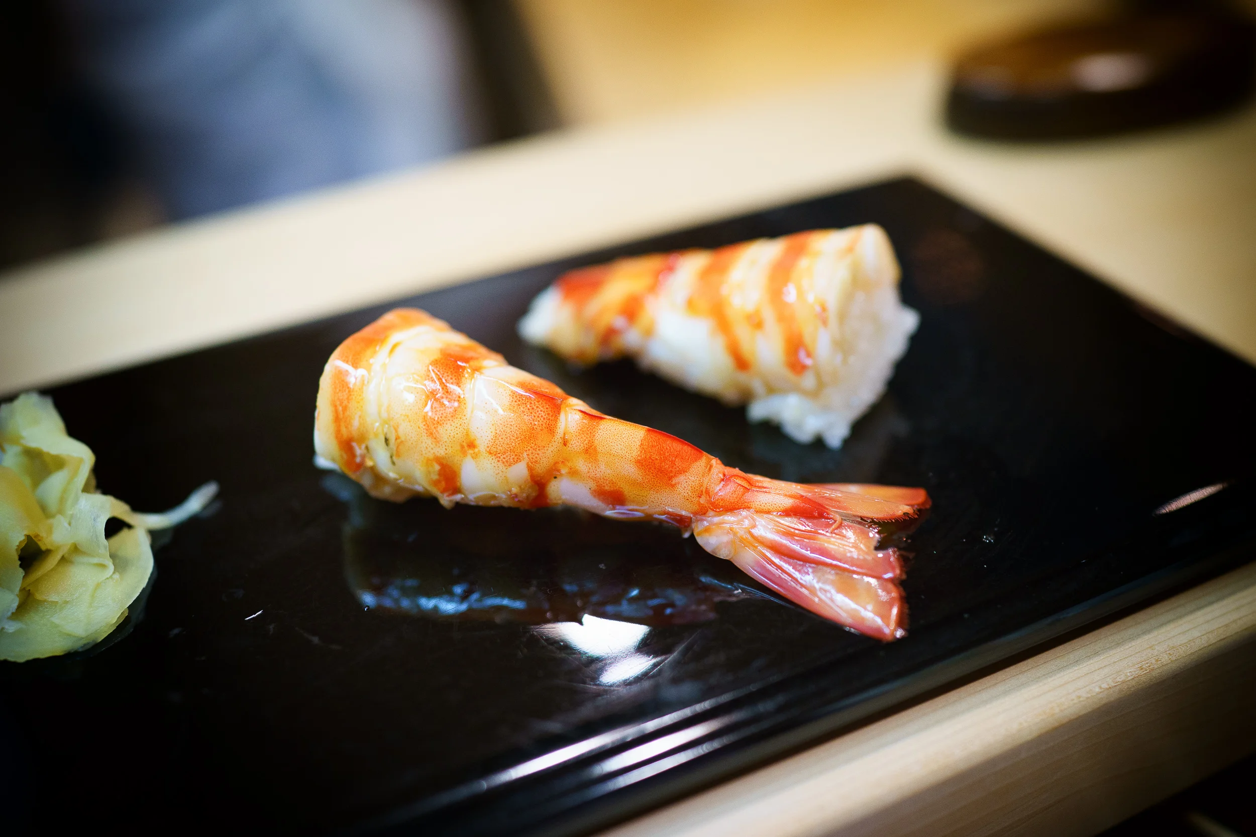14th Course: Kurumaebi (tiger prawn)