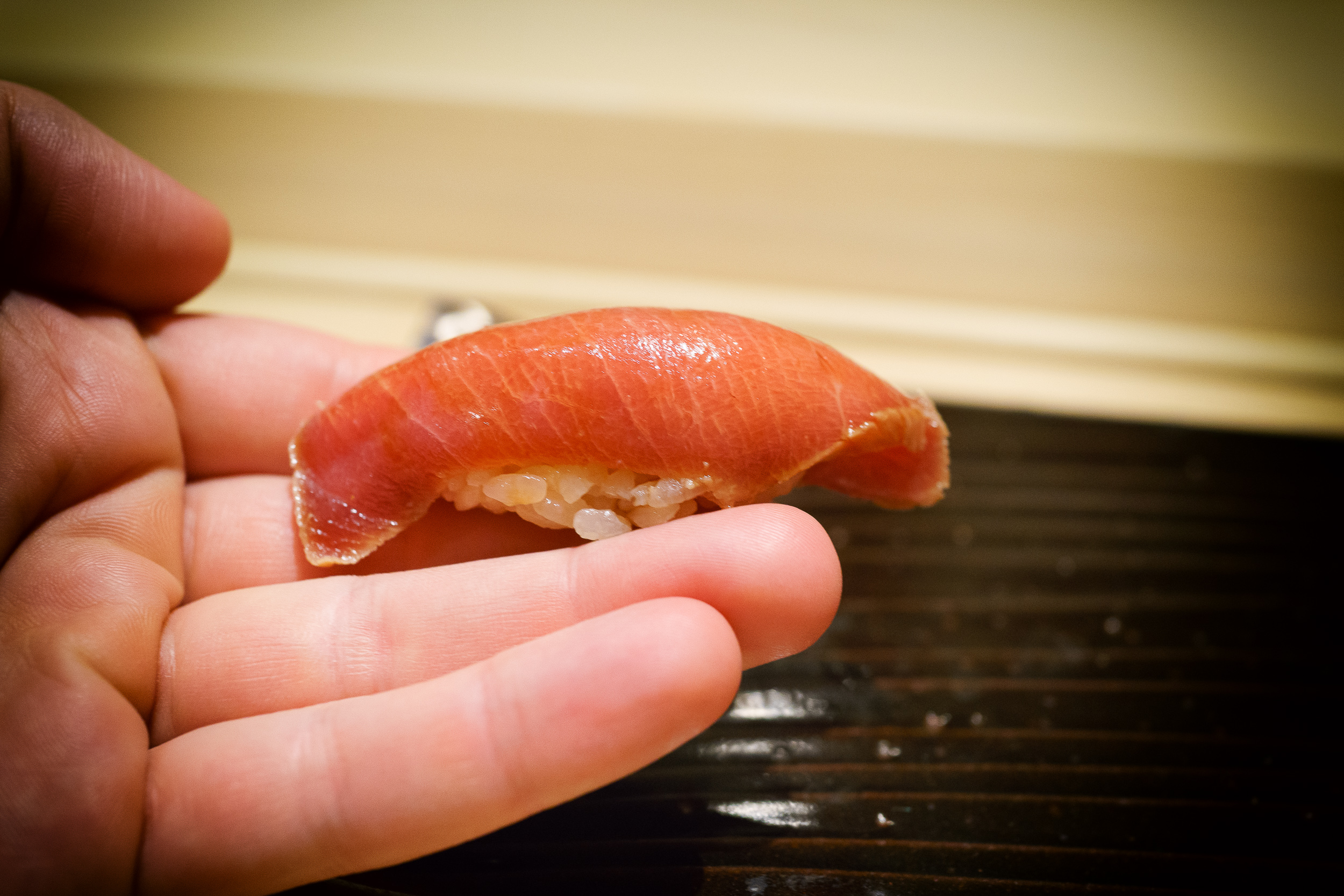 10th Course: Chuo toro (medium fatty tuna)