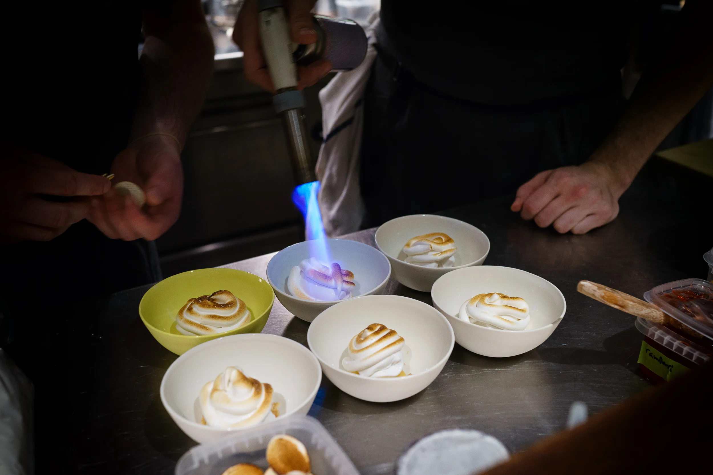 22nd Course: Preparing coconut, banana, rum