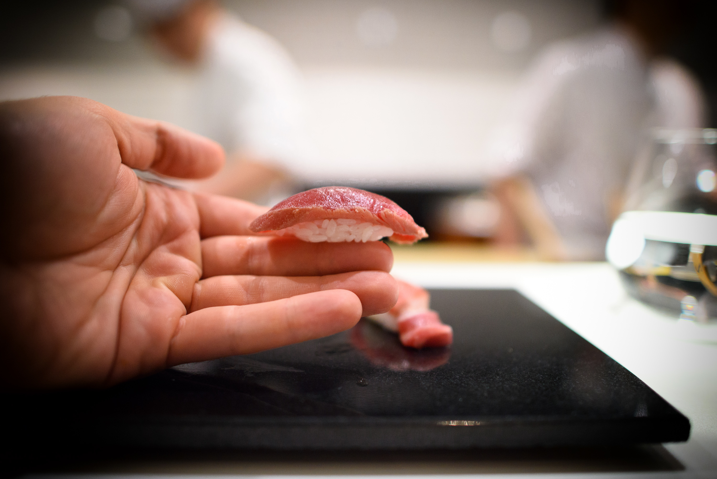 15th Course: Soy-marinated tuna (maguro no zuke)