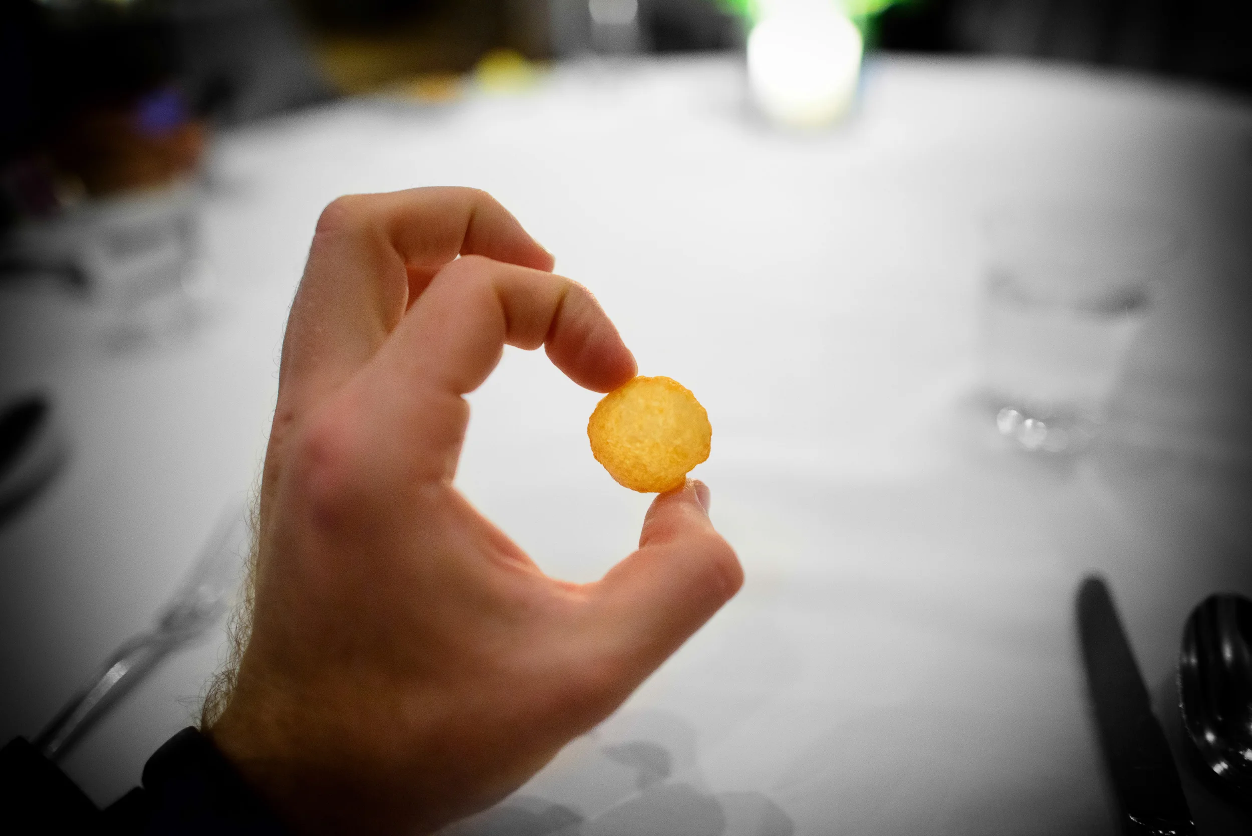 14th Course: Crispy potato