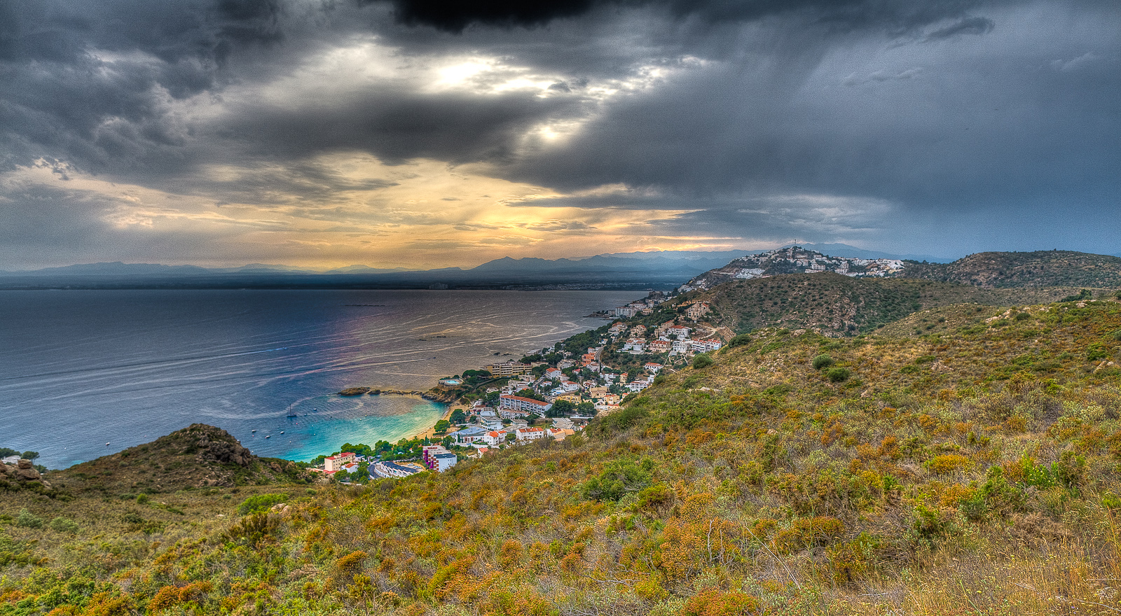 El Bulli, Spain - Sunset Over Roses