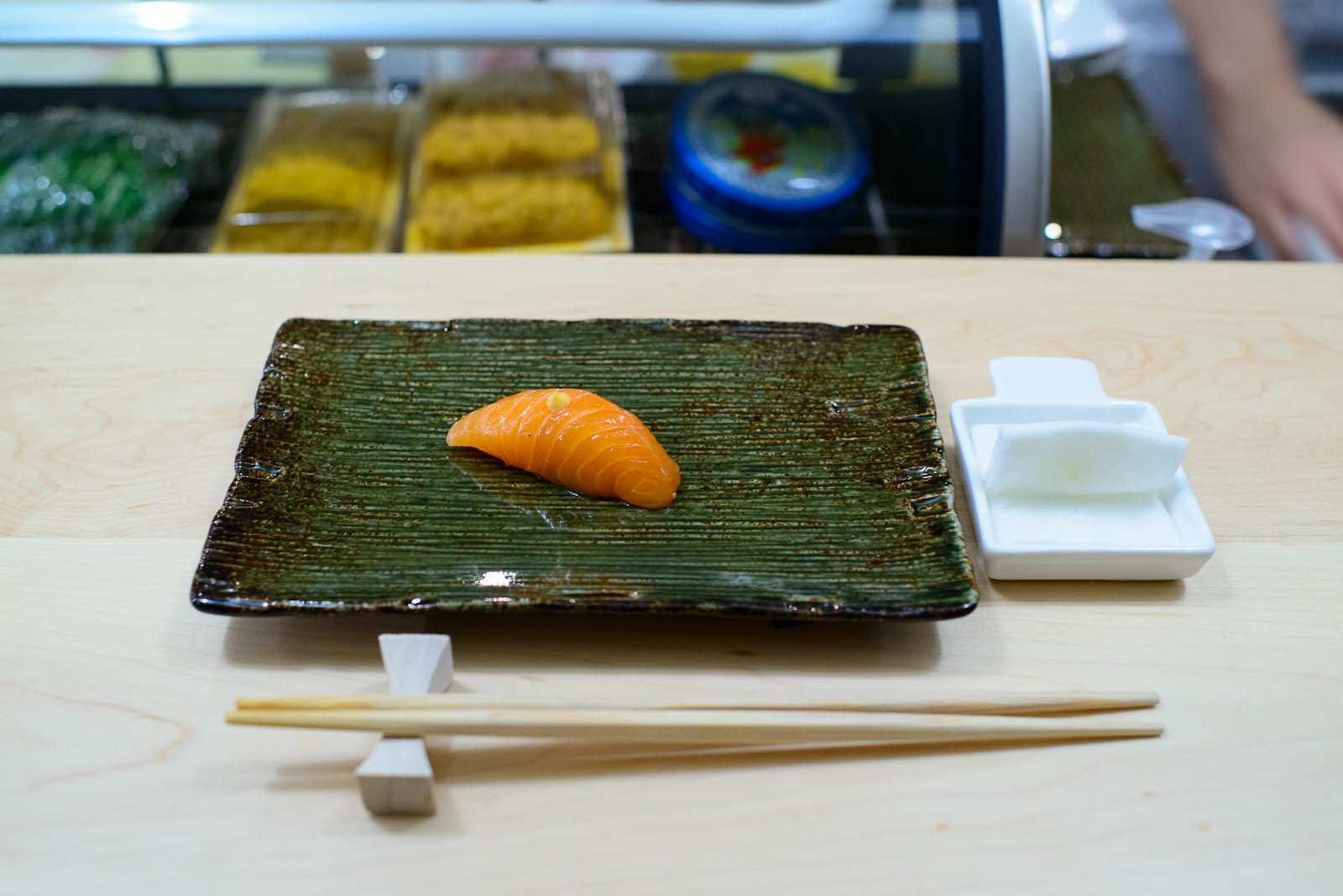 8th Course: Scottish salmon with Sichuan sauce (chili and Sichua