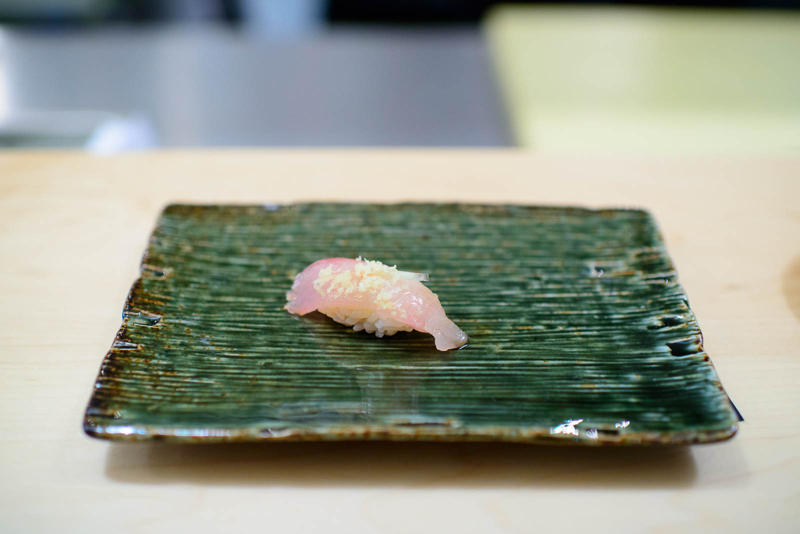 7th Course: Mackerel with crunchy rice