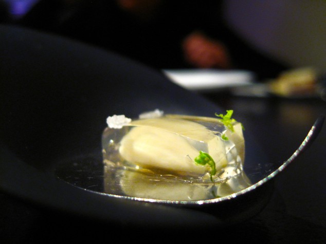 Alinea, Chicago - Green almond, juniper, gin, sugar