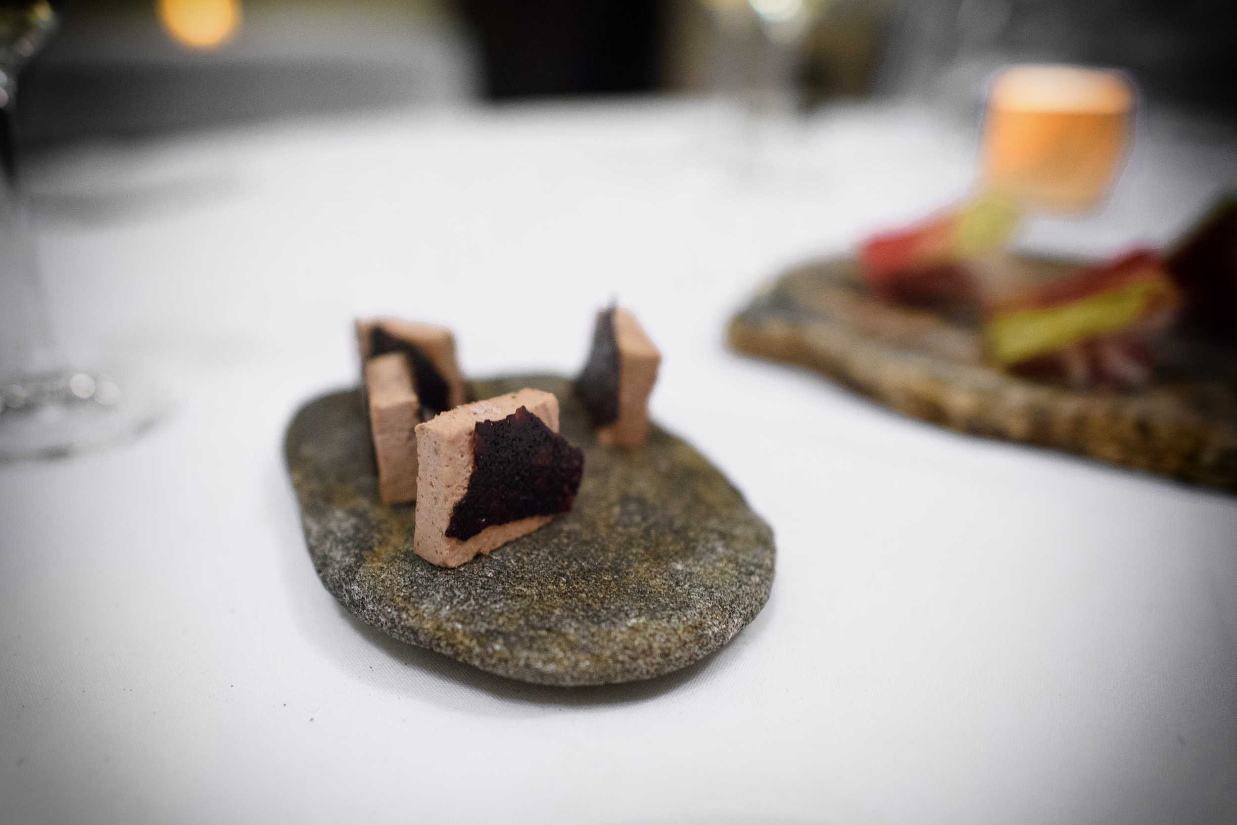 Duck liver and chocolate