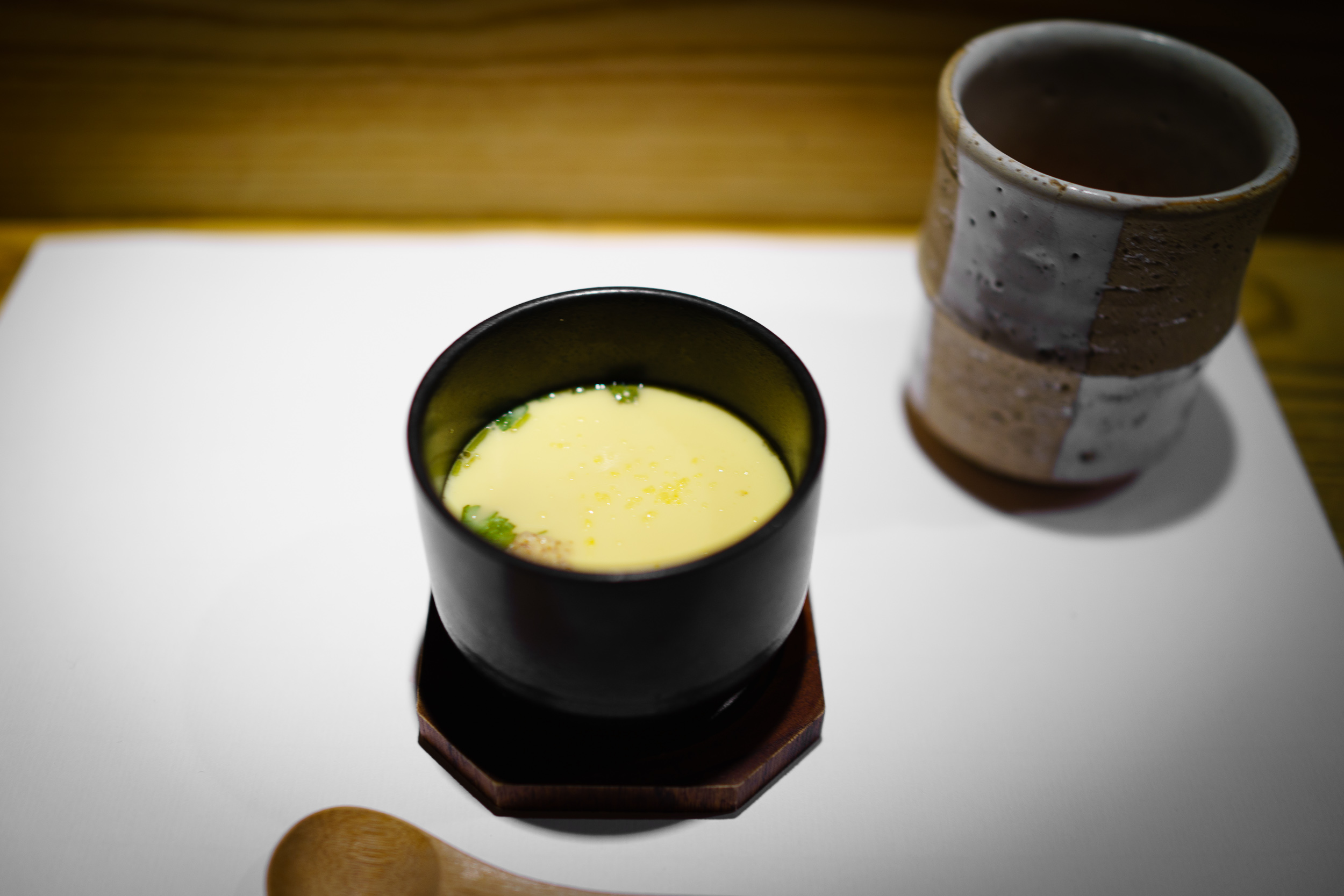 6th Course: Mushroom chawanmushi