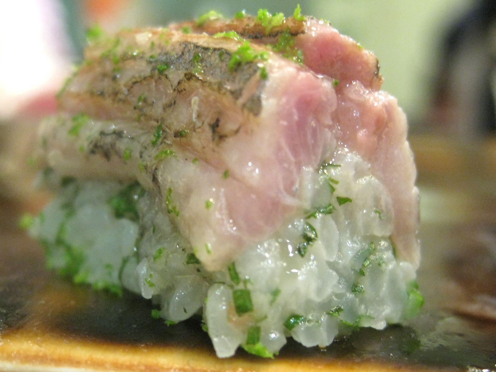 Grilled pike mackerel