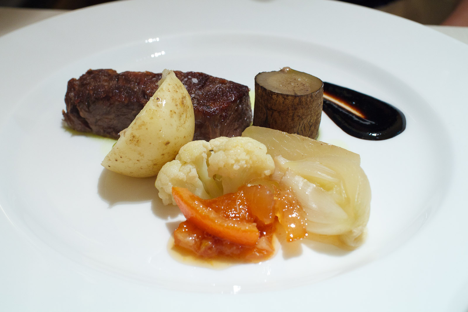 La Veduta, Osaka, Japan - Bollito misto al mostarda