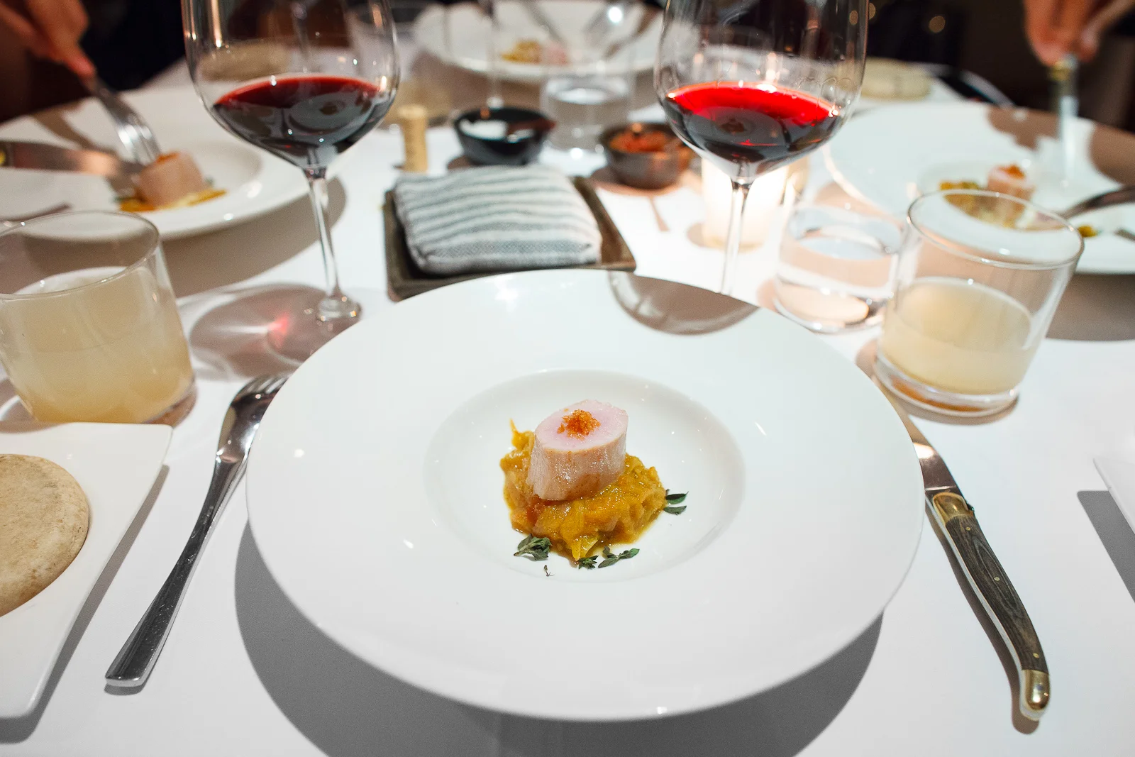 5th Course: Guajolote con canela, vainilla, jitomate, y cebolla