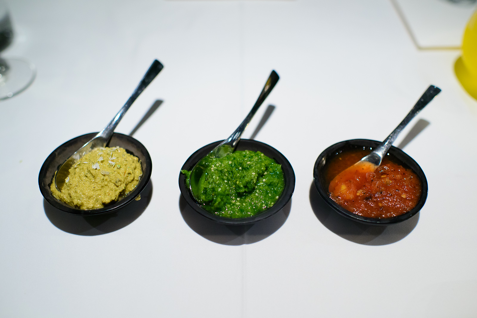 Salsitas (pipián verde, habanero, rojo)
