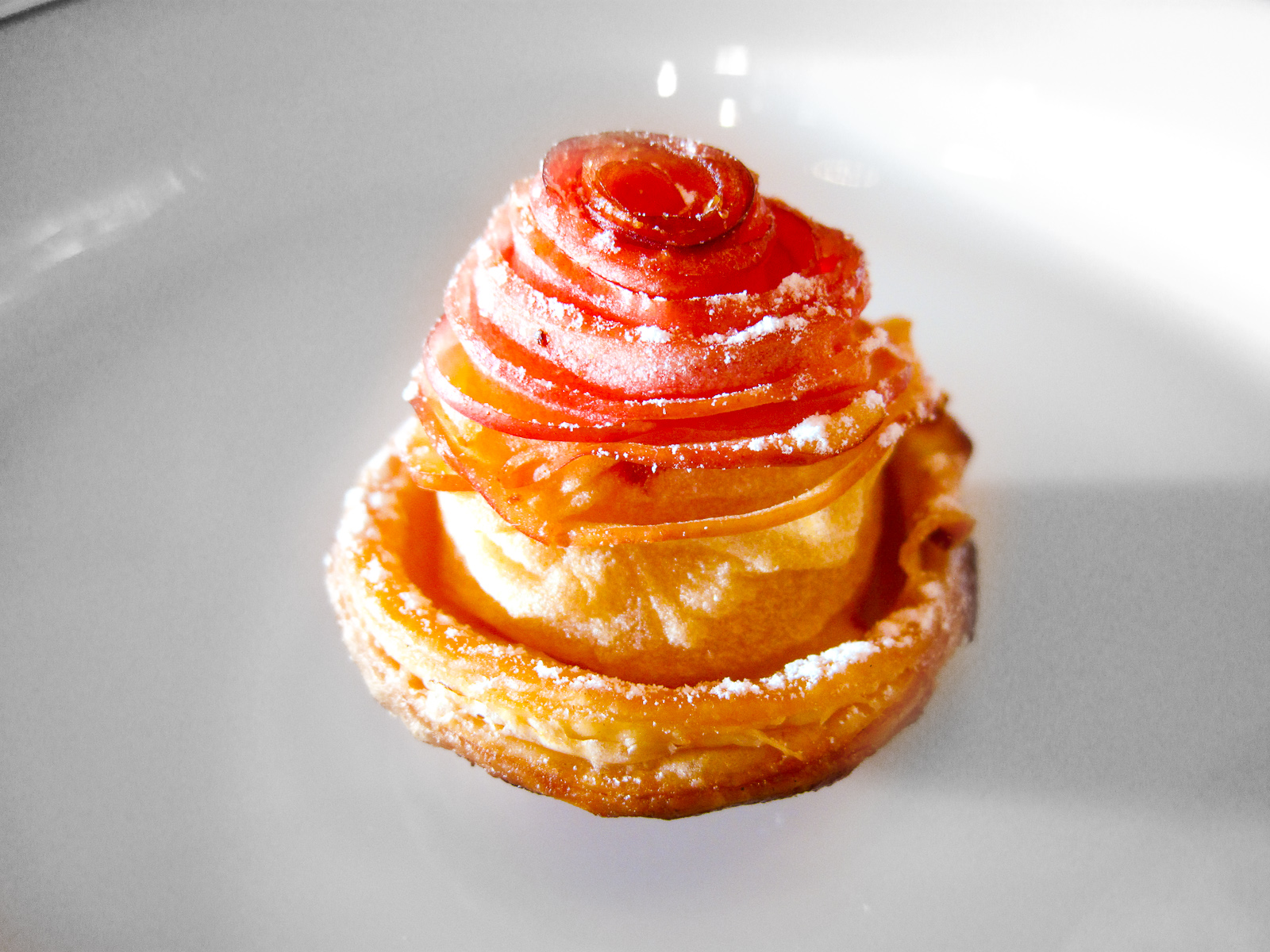 Tartelette aux pommes Bouquet de Roses