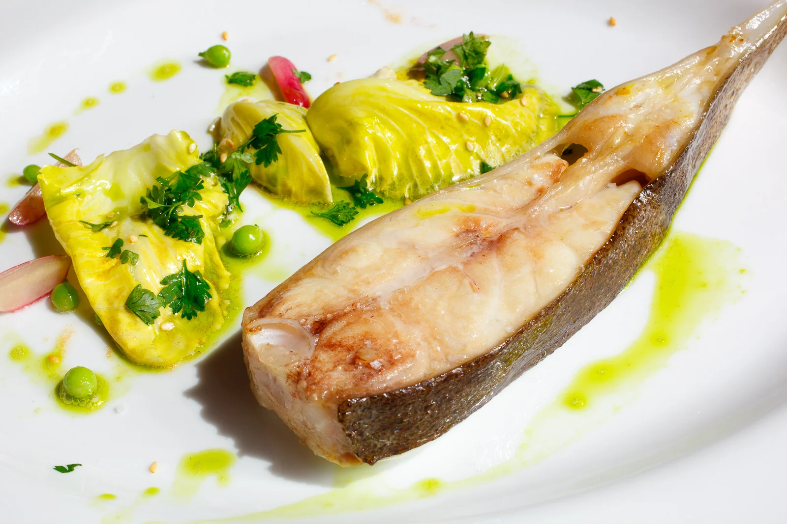 Pêche côtière estampillée pointe de Bretange; Turbot