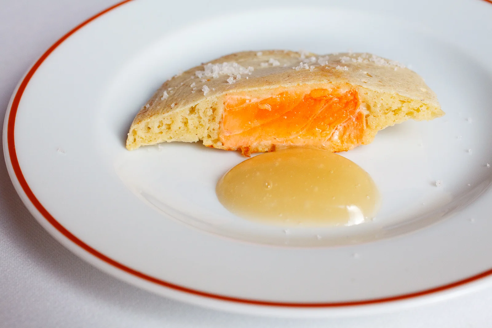 Salmon with honey butter