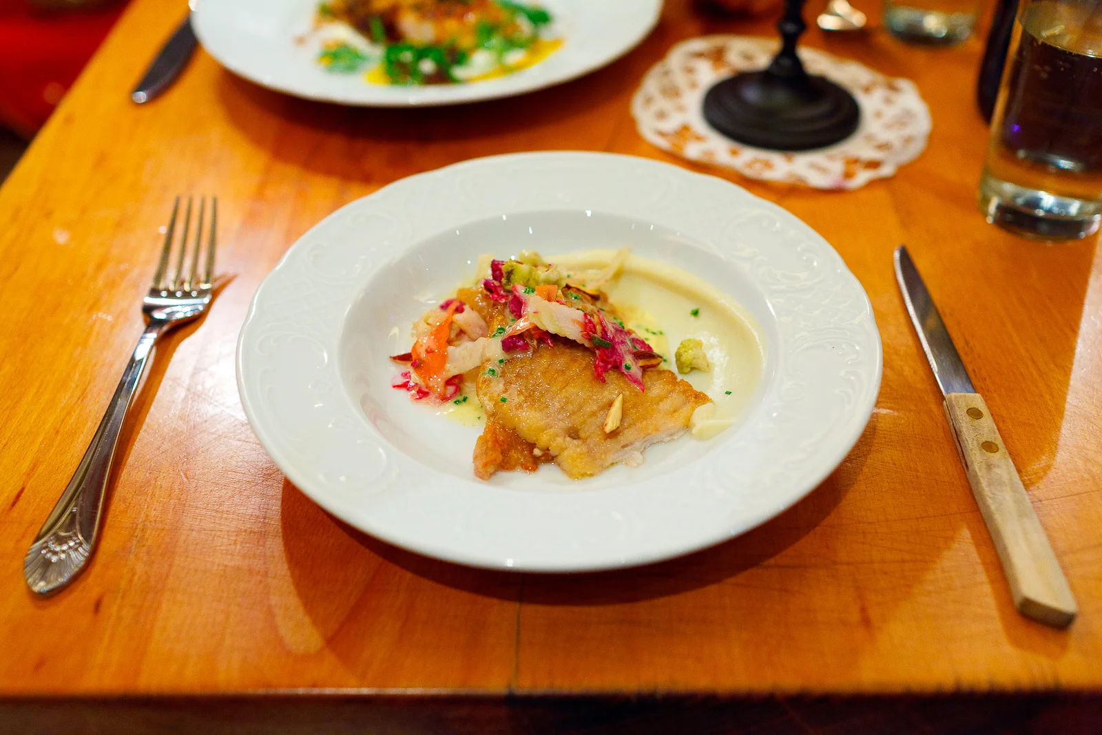 6th Course: Skate giardiniera