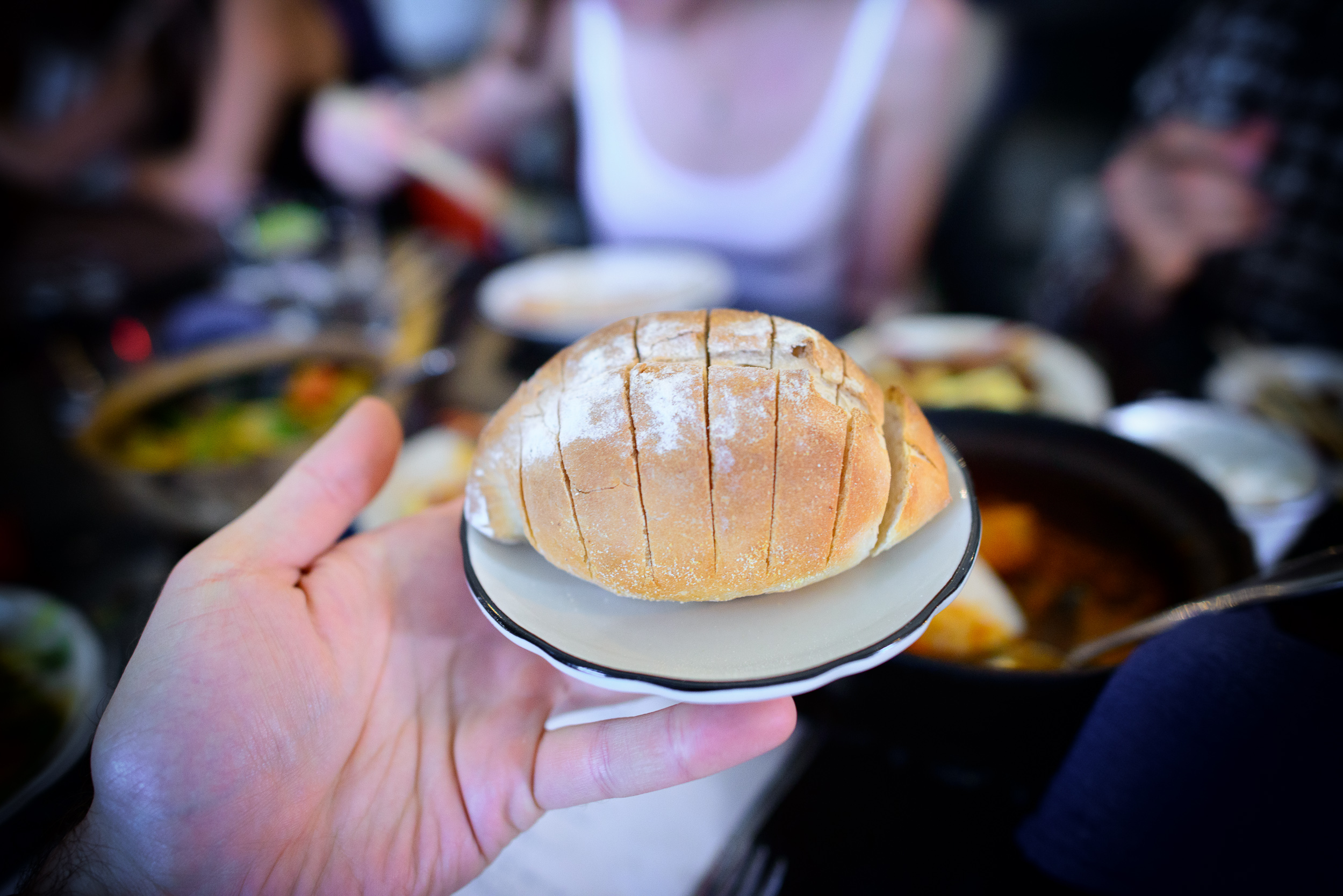 Papo seco: house-made portuguese bread roll ($2)